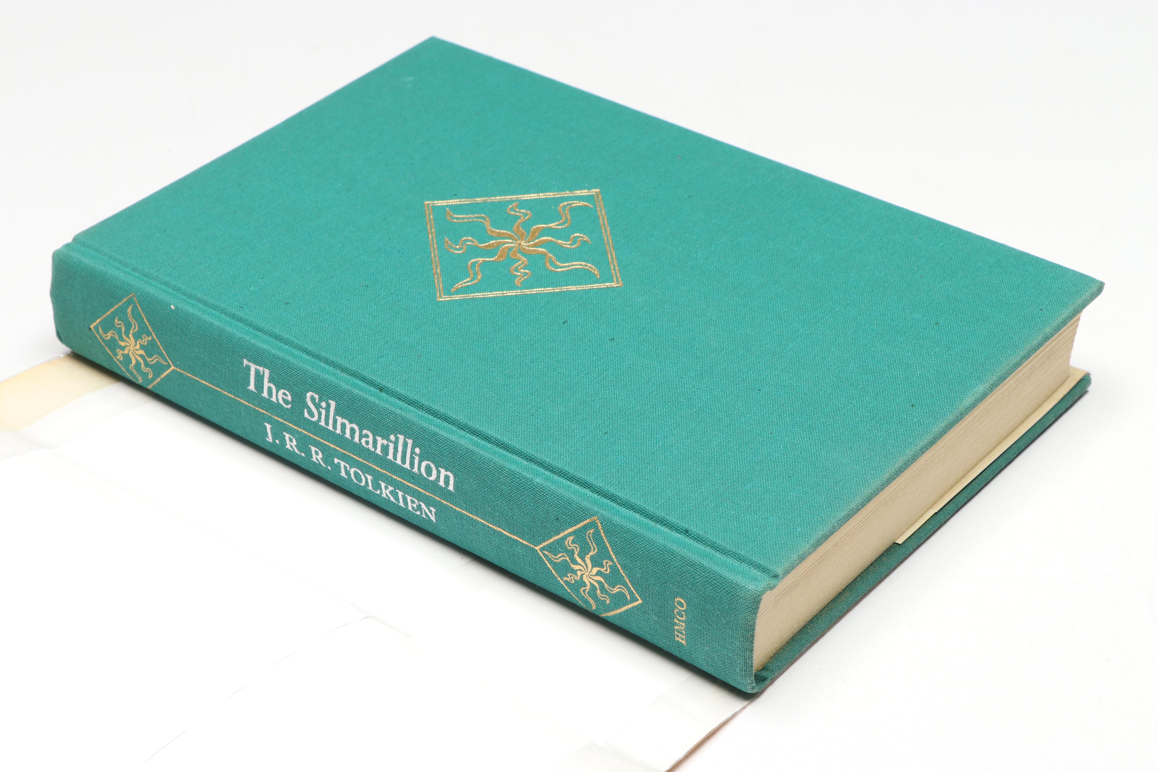 First American Edition "The Silmarillion" by J. R. R. Tolkien with Map, 1977