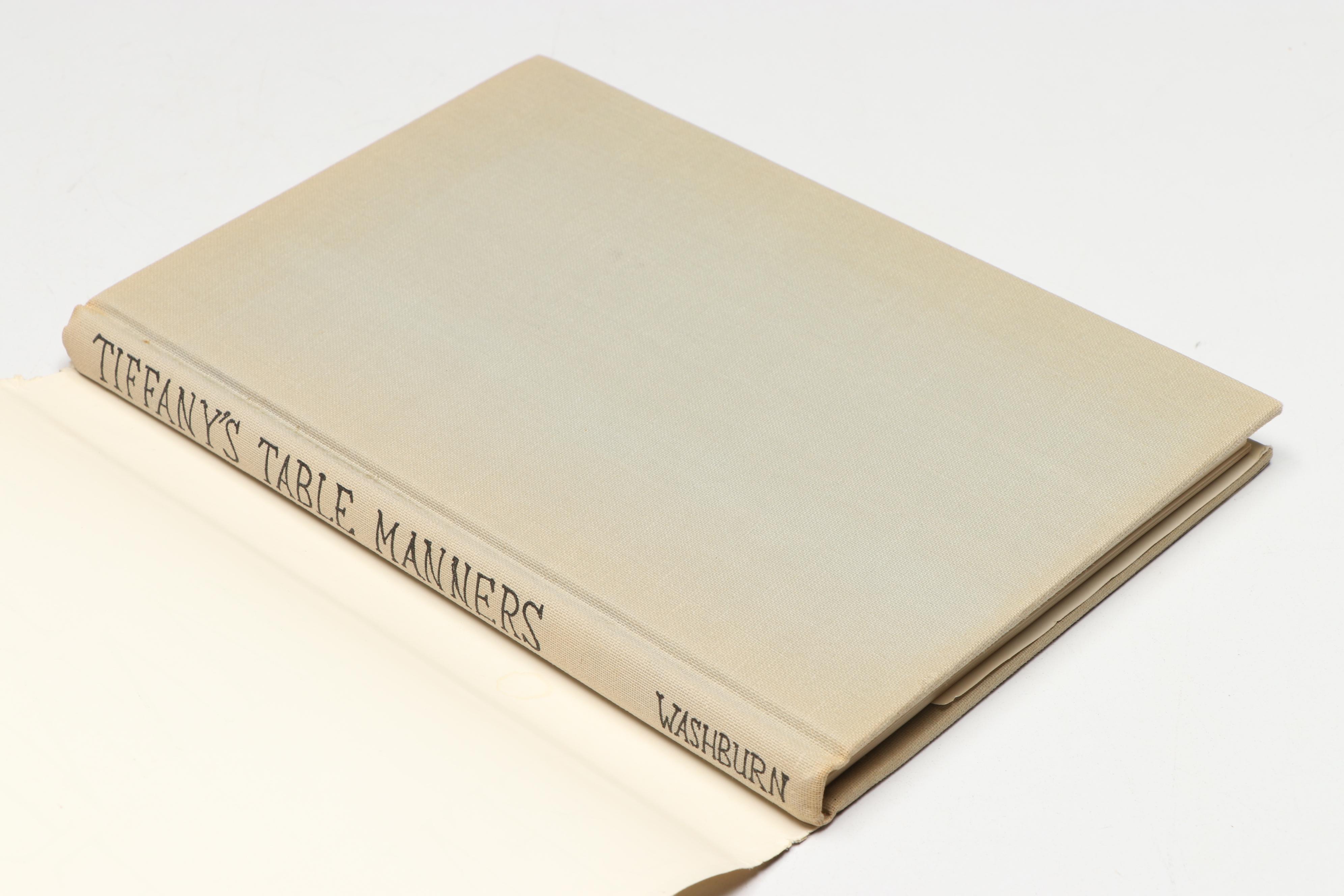 Fourth Printing "Tiffany's Table Manners for Teenagers" by Walter Hoving, 1961