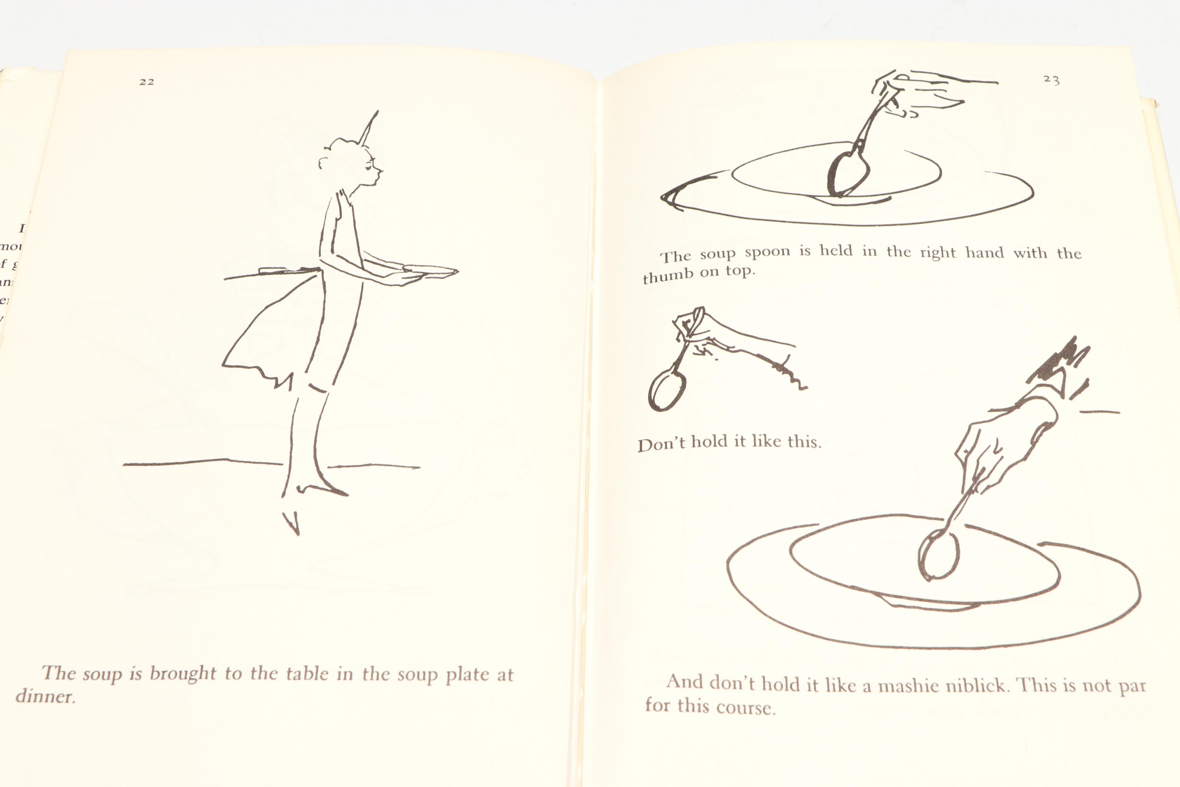 Fourth Printing "Tiffany's Table Manners for Teenagers" by Walter Hoving, 1961