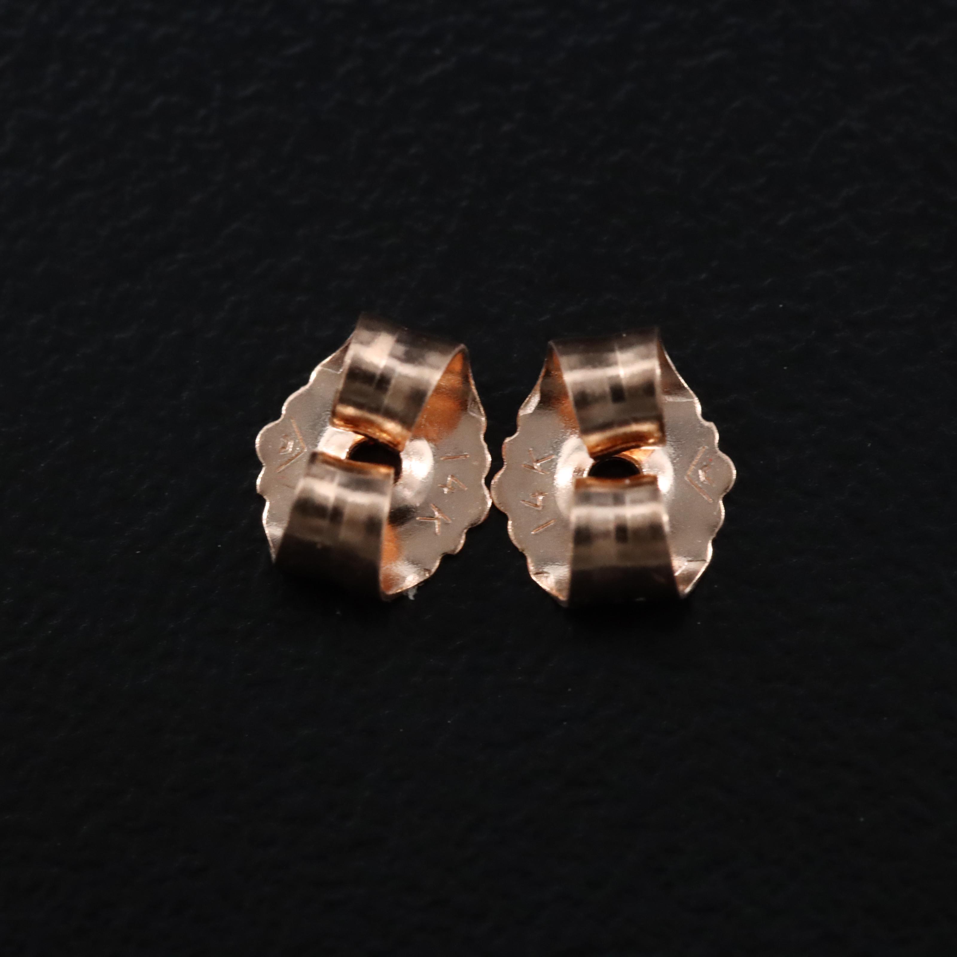 14K Rose Gold 0.22 CTW Diamond Stud Earrings