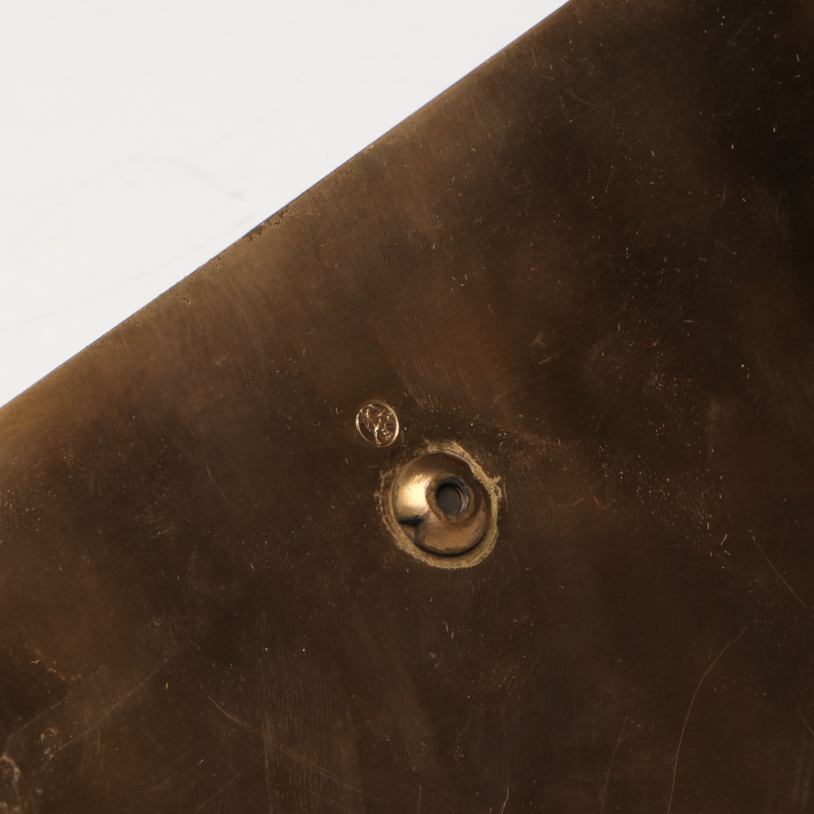 Erhard & Söhne Jugendstil Brass Inkwell and Ink Blotter, Early 20th Century