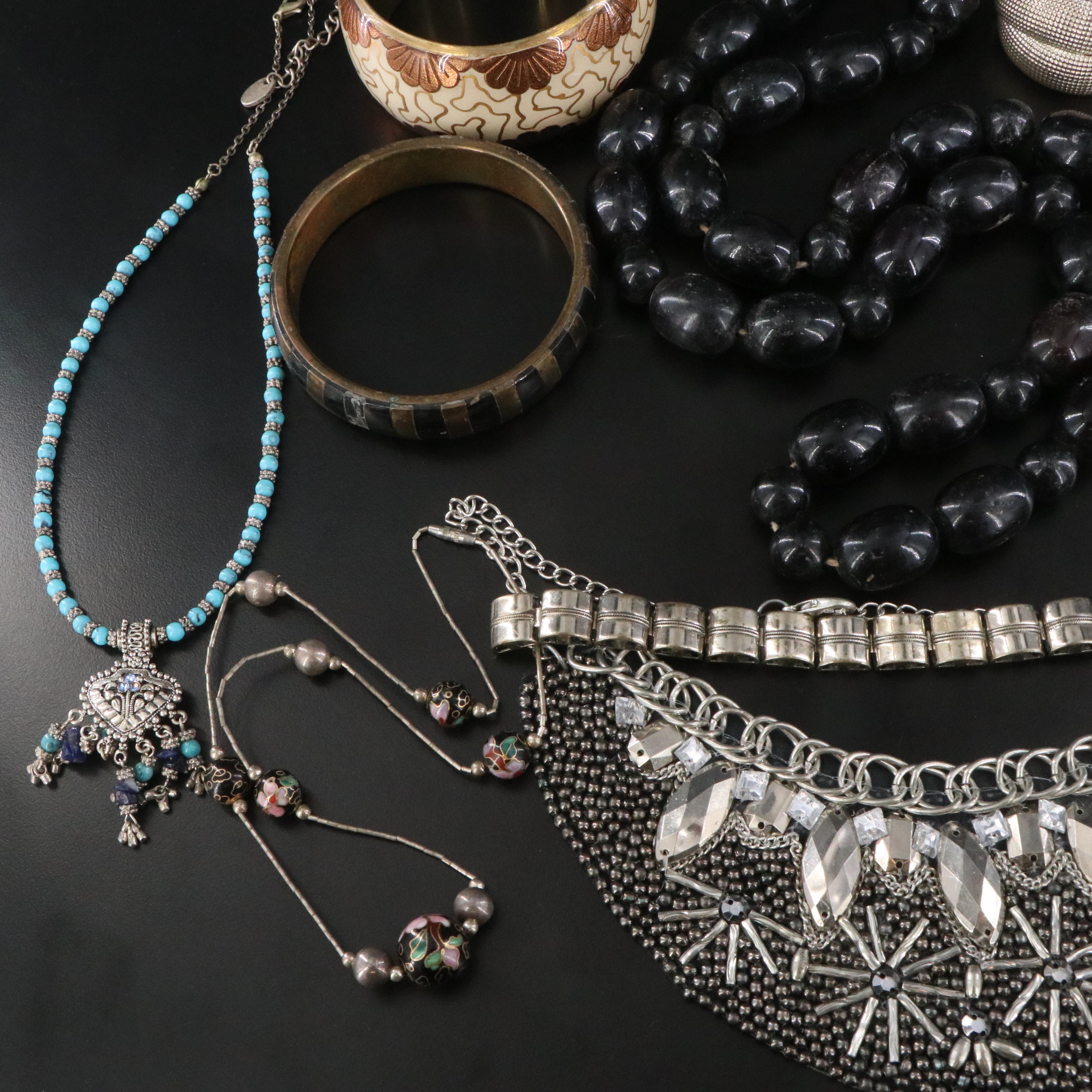 Turquoise and Cloisonné Featured in Jewelry Collection