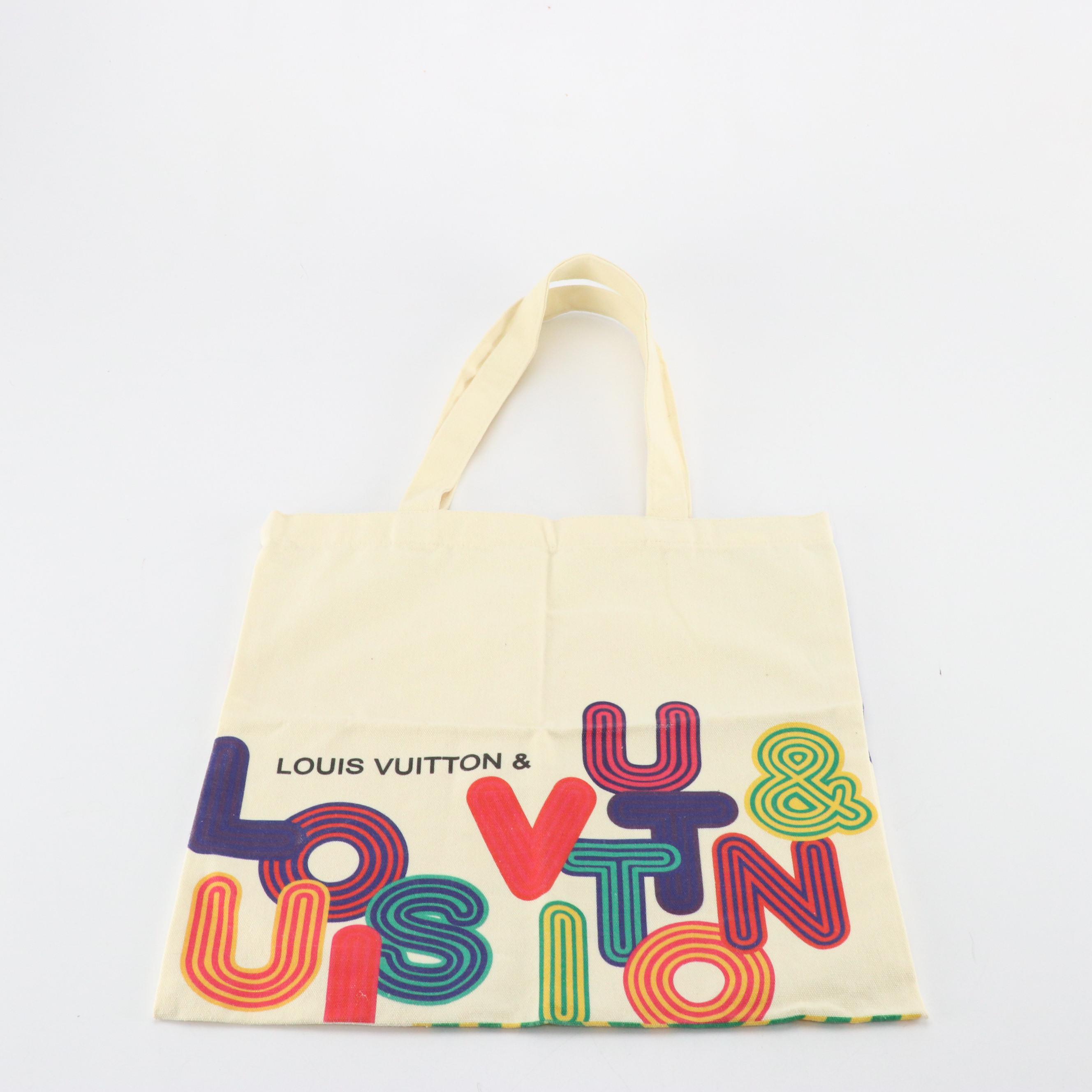 "Louis Vuitton &" Shenzhen Museum Exhibition Promotional Canvas Tote