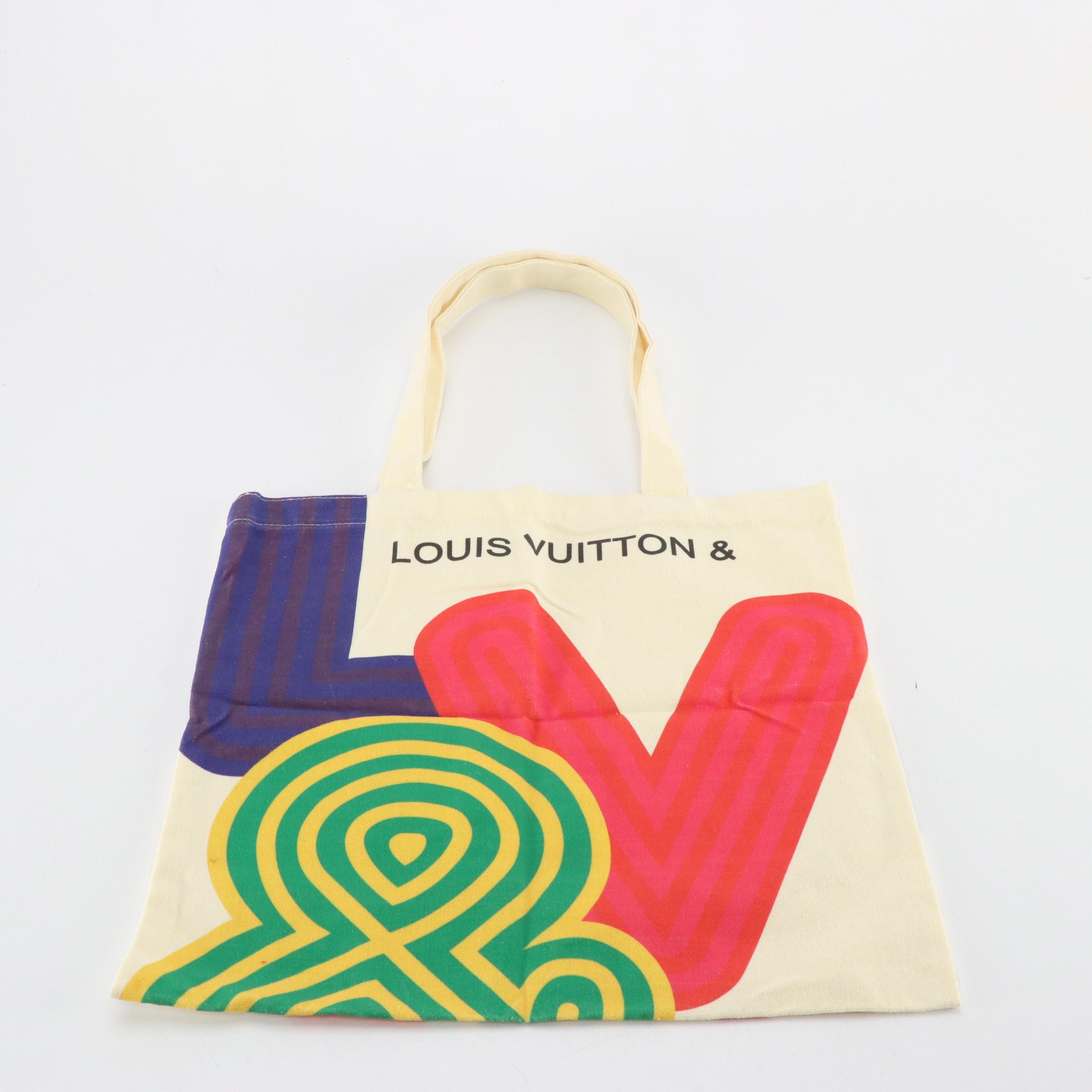 "Louis Vuitton &" Shenzhen Museum Exhibition Promotional Canvas Tote