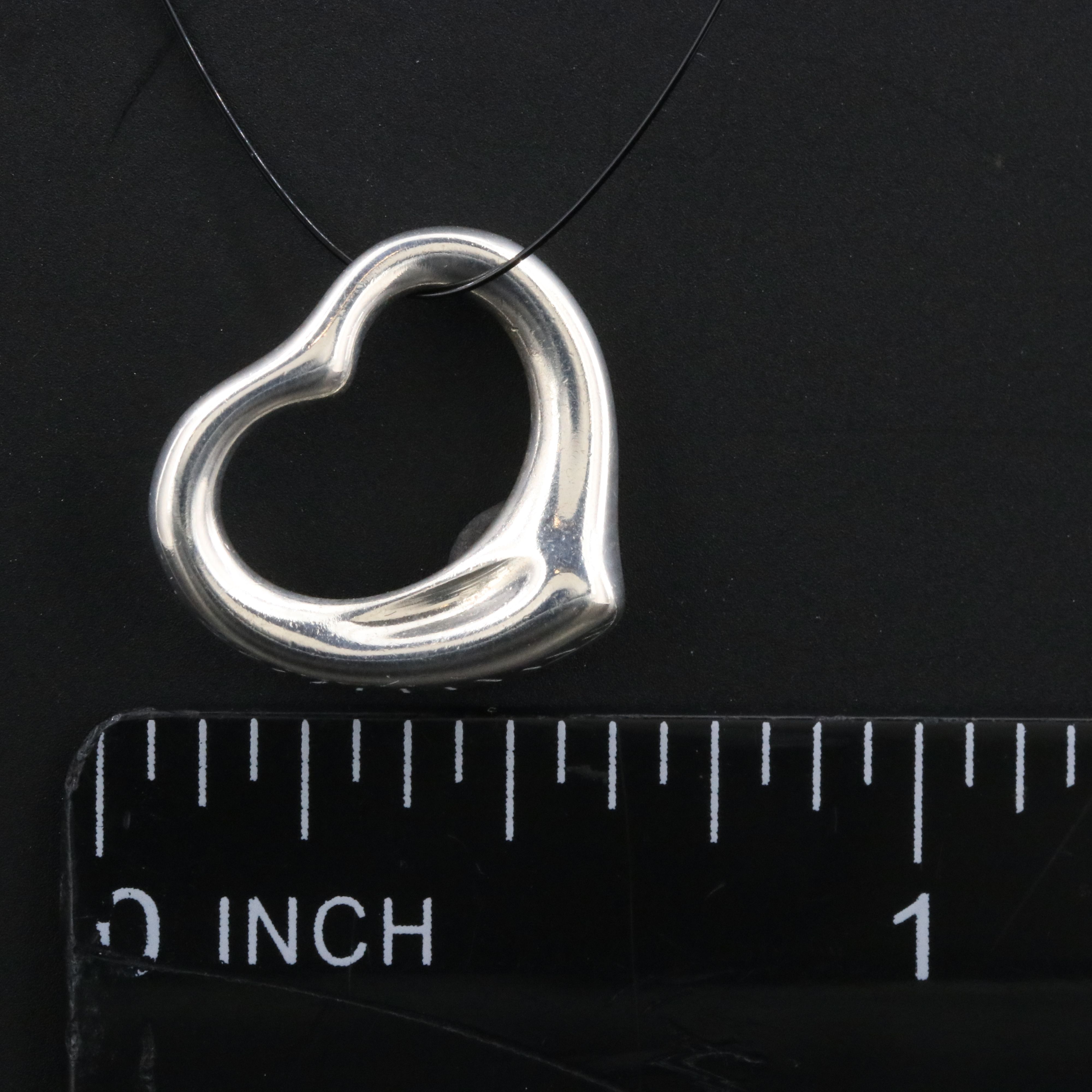 Elsa Peretti for Tiffany & Co. Open Heart Sterling Pendant