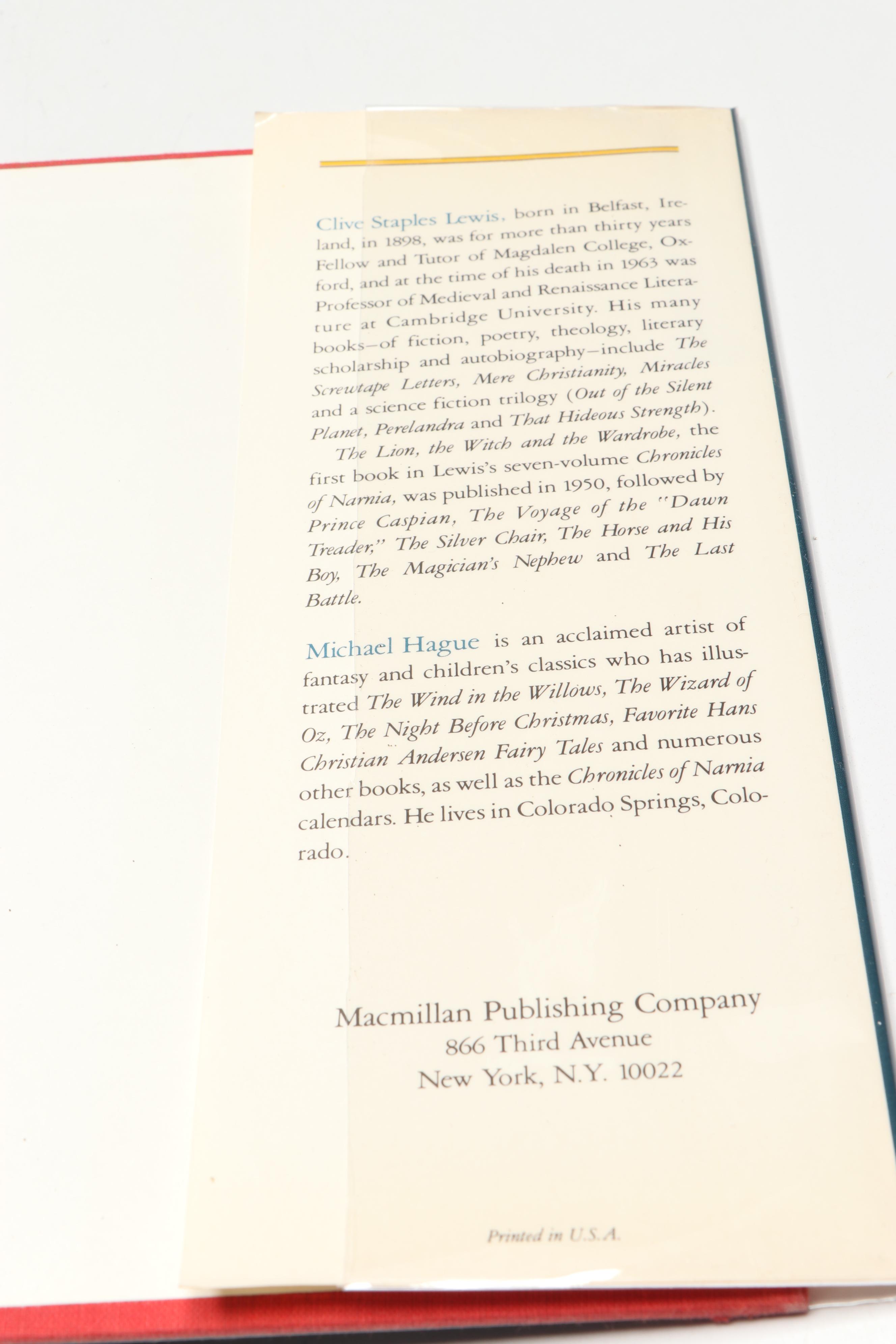 Michael Hague Illustrated "The Lion, the Witch and the Wardrobe" by C. S. Lewis