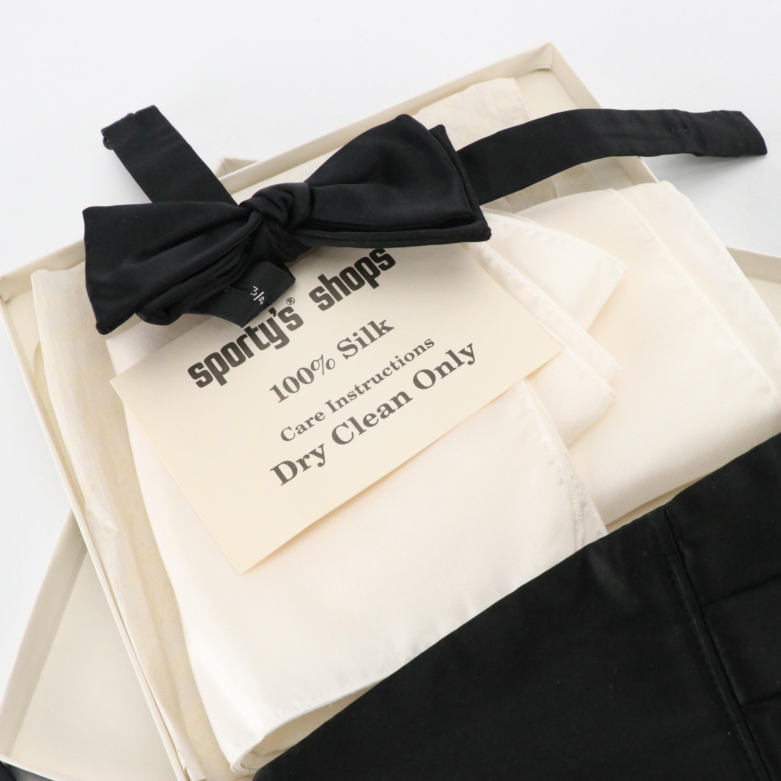 Sporty's Shops Silk Neck Scarf, Robert Talbott Cummerbund & Bow Ties, More