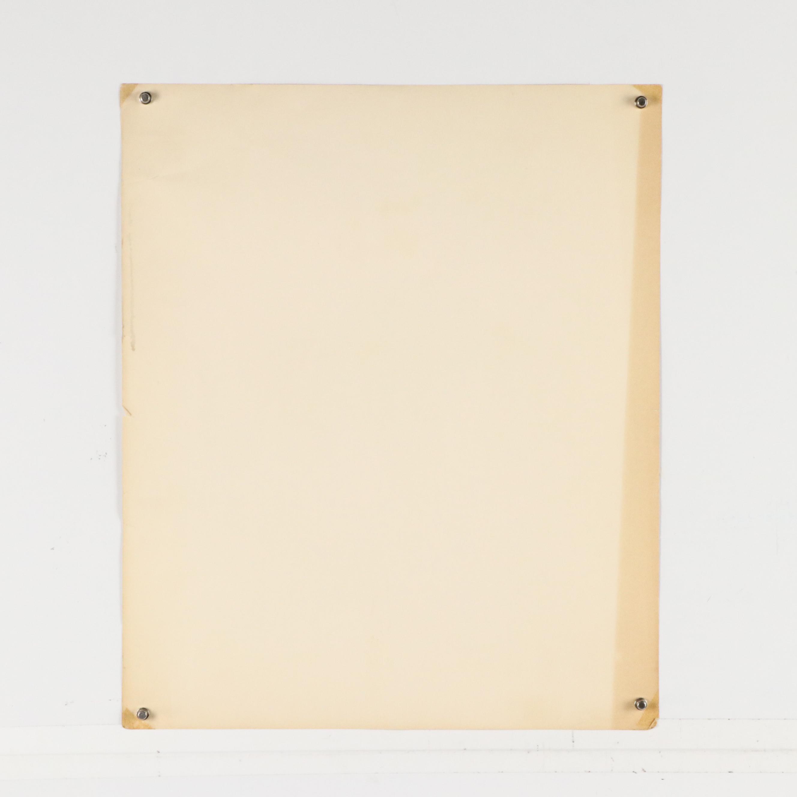 Gene Gray Offset Lithograph "Wildcat," Circa 1977