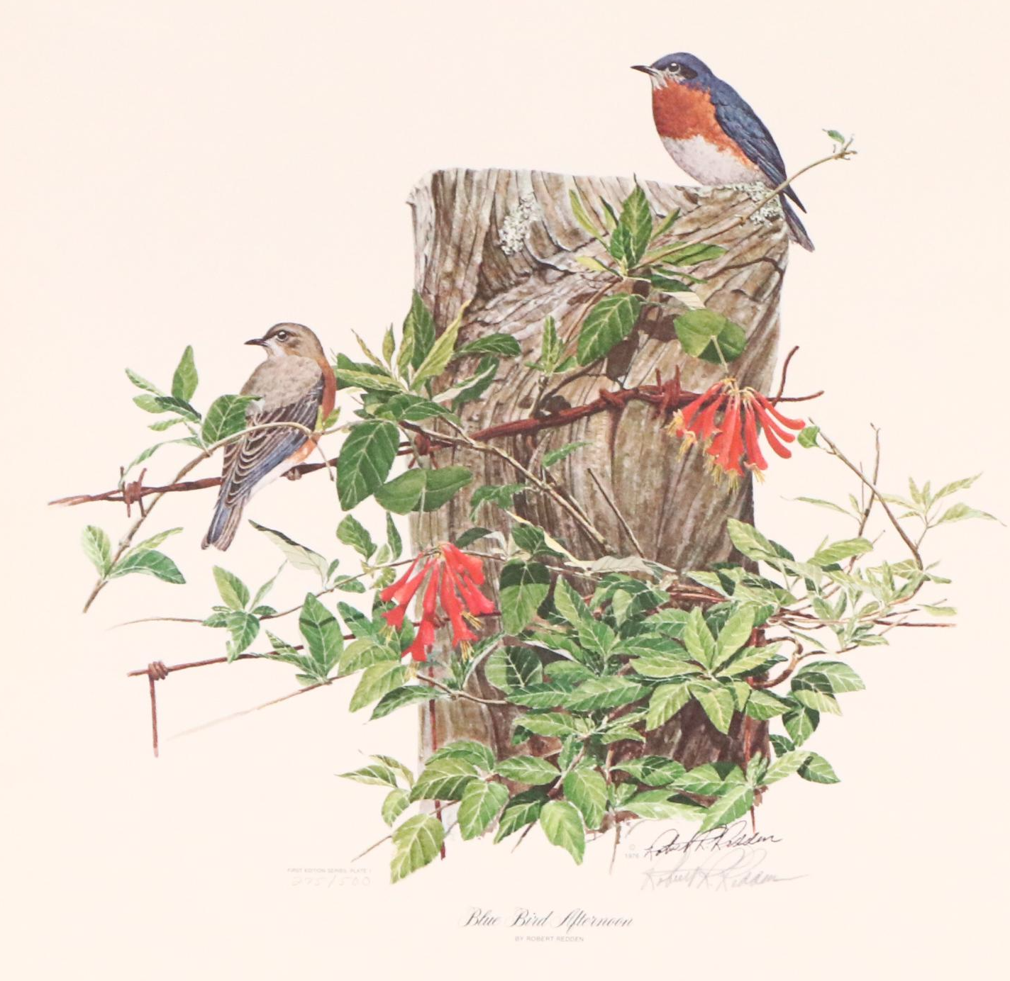 Robert Redden Offset Lithograph "Blue Bird Afternoon," Late 20th Century