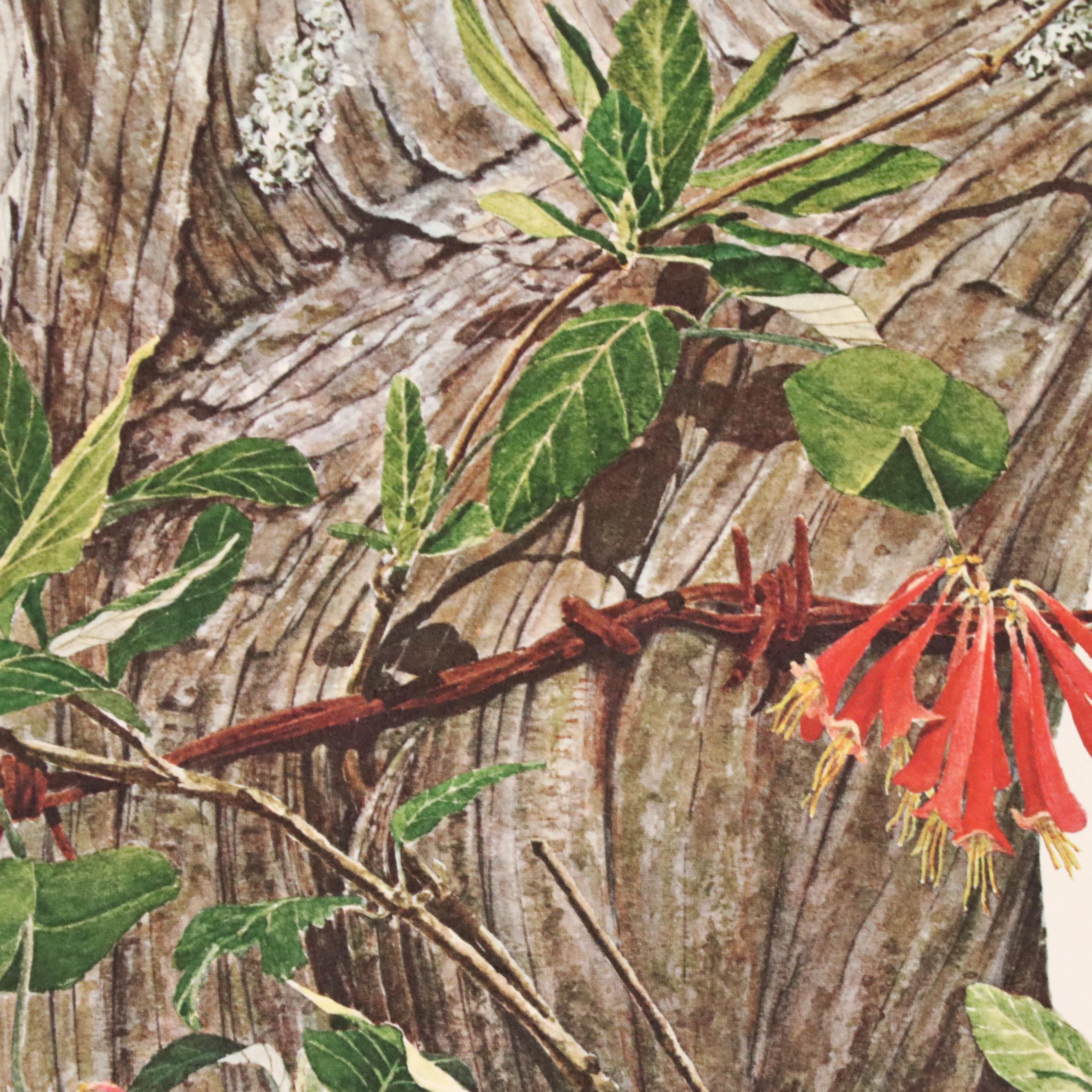 Robert Redden Offset Lithograph "Blue Bird Afternoon," Late 20th Century