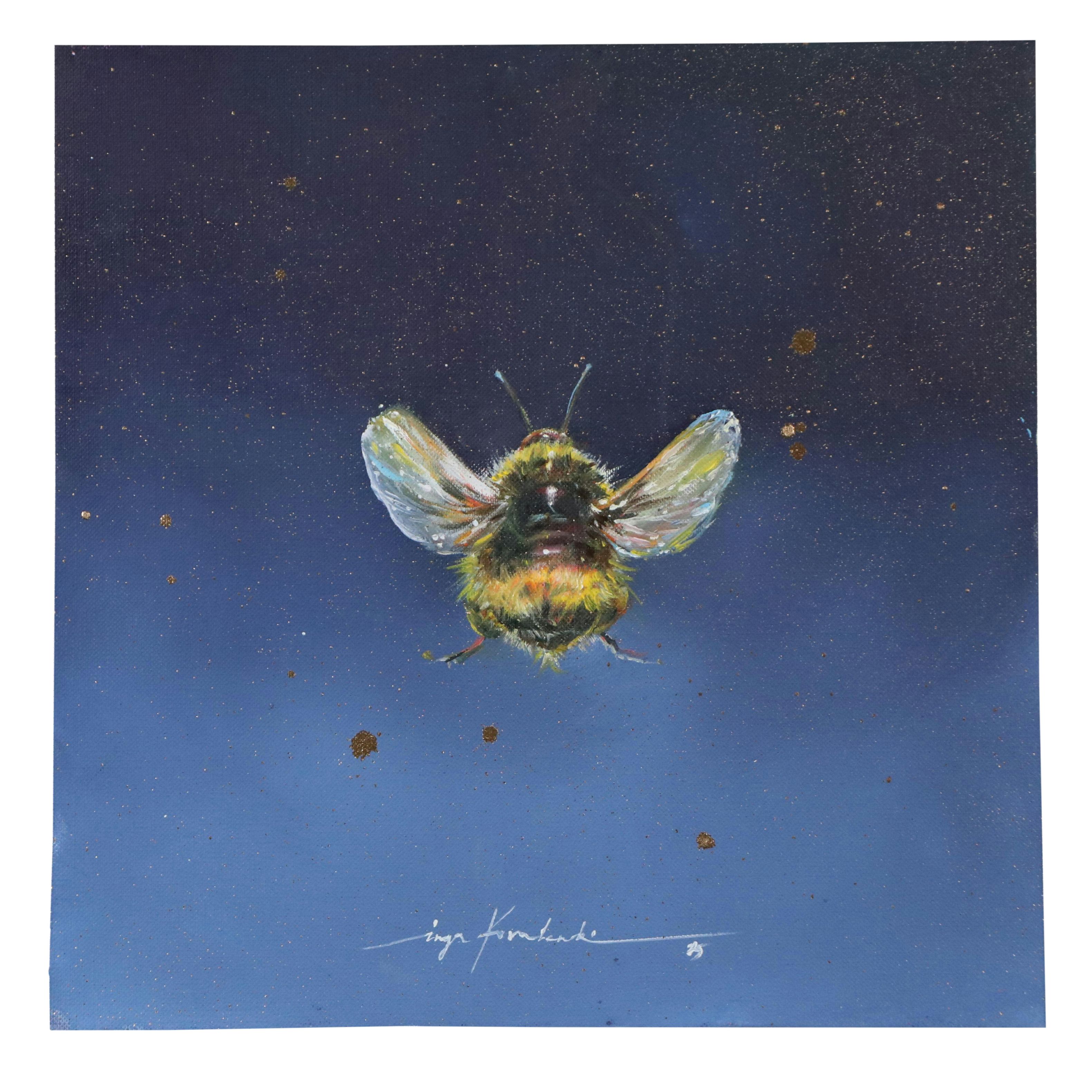 Inga Kovalenko Oil Painting of Bee, 2025