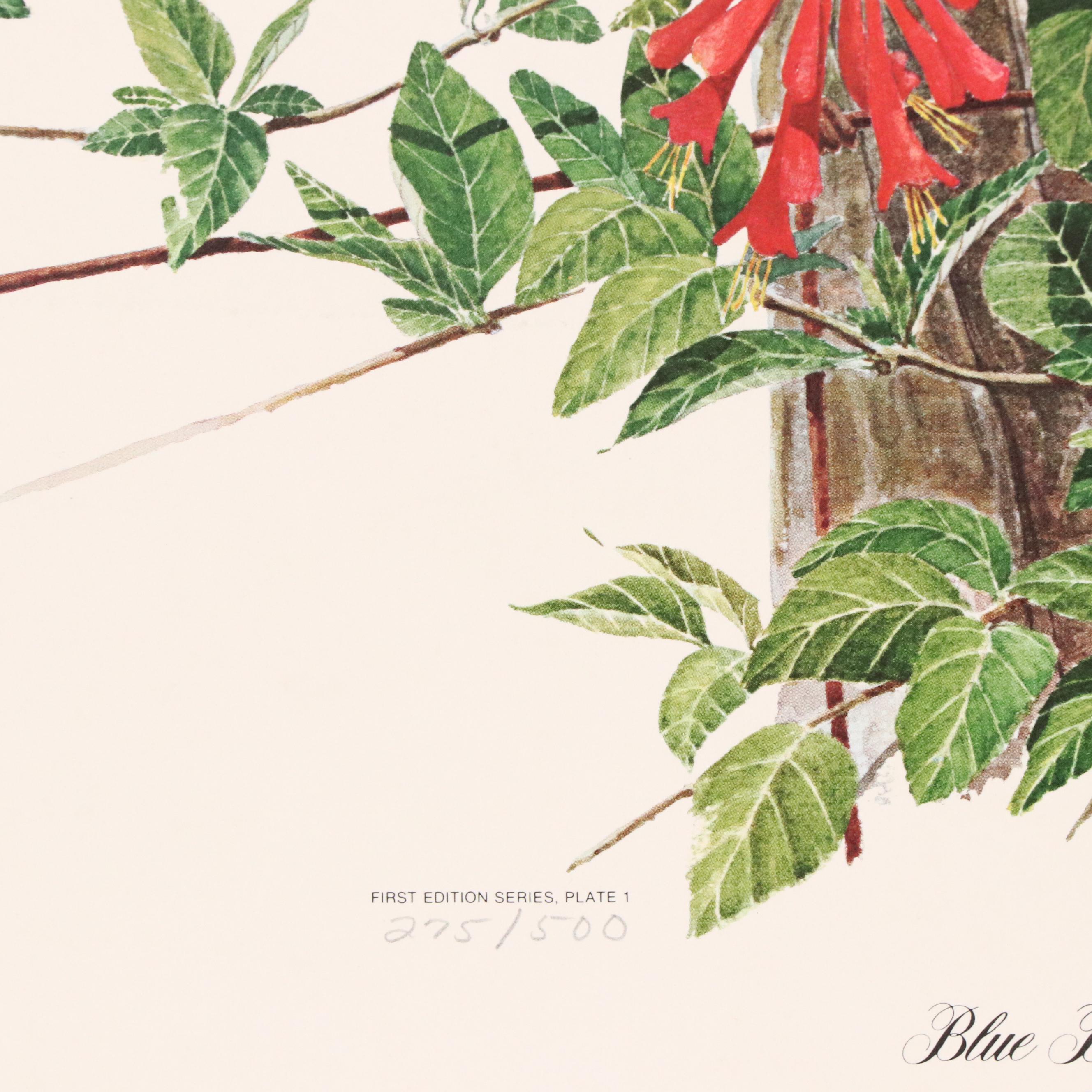 Robert Redden Offset Lithograph "Blue Bird Afternoon," Late 20th Century