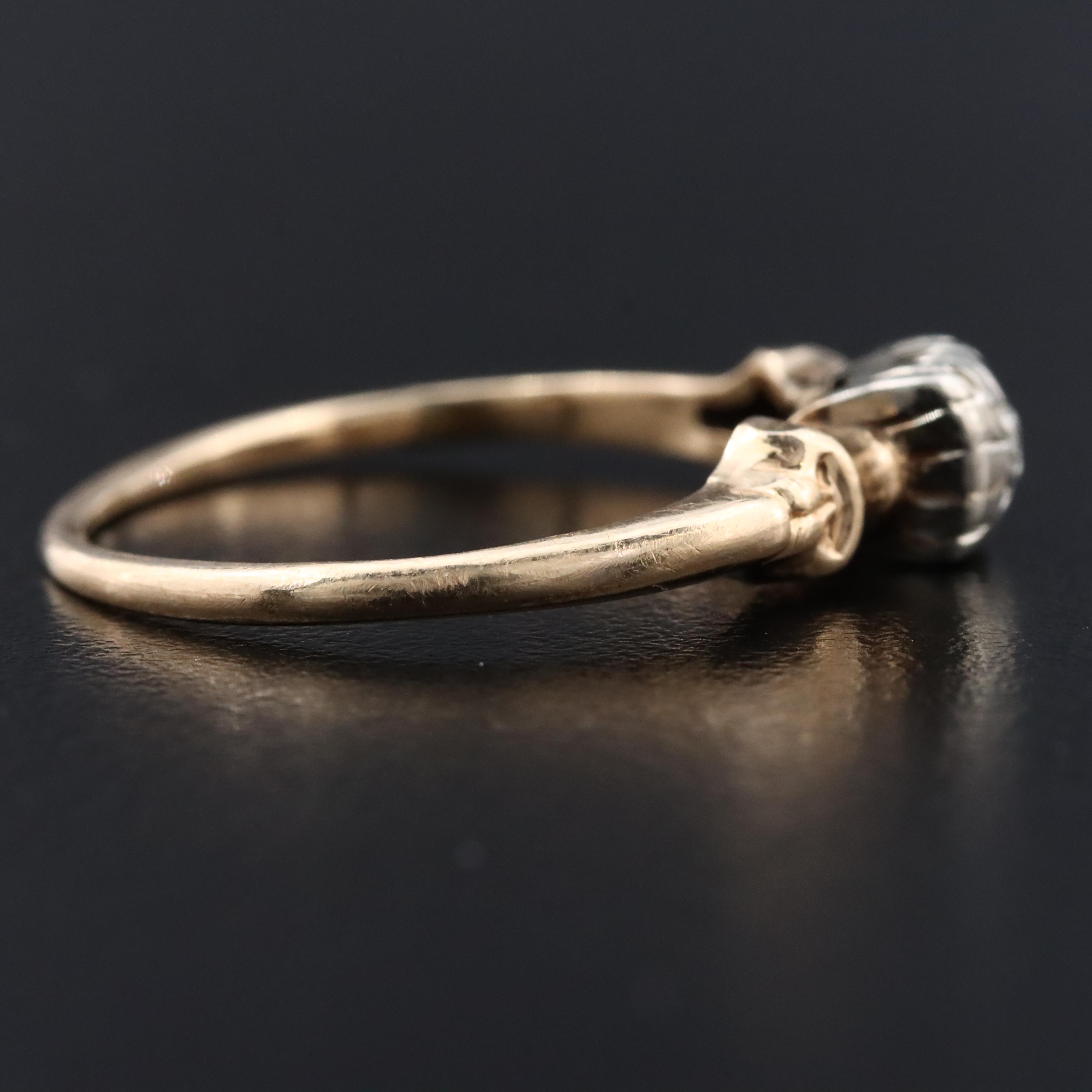 10K and 14K 0.03 CT Diamond Ring