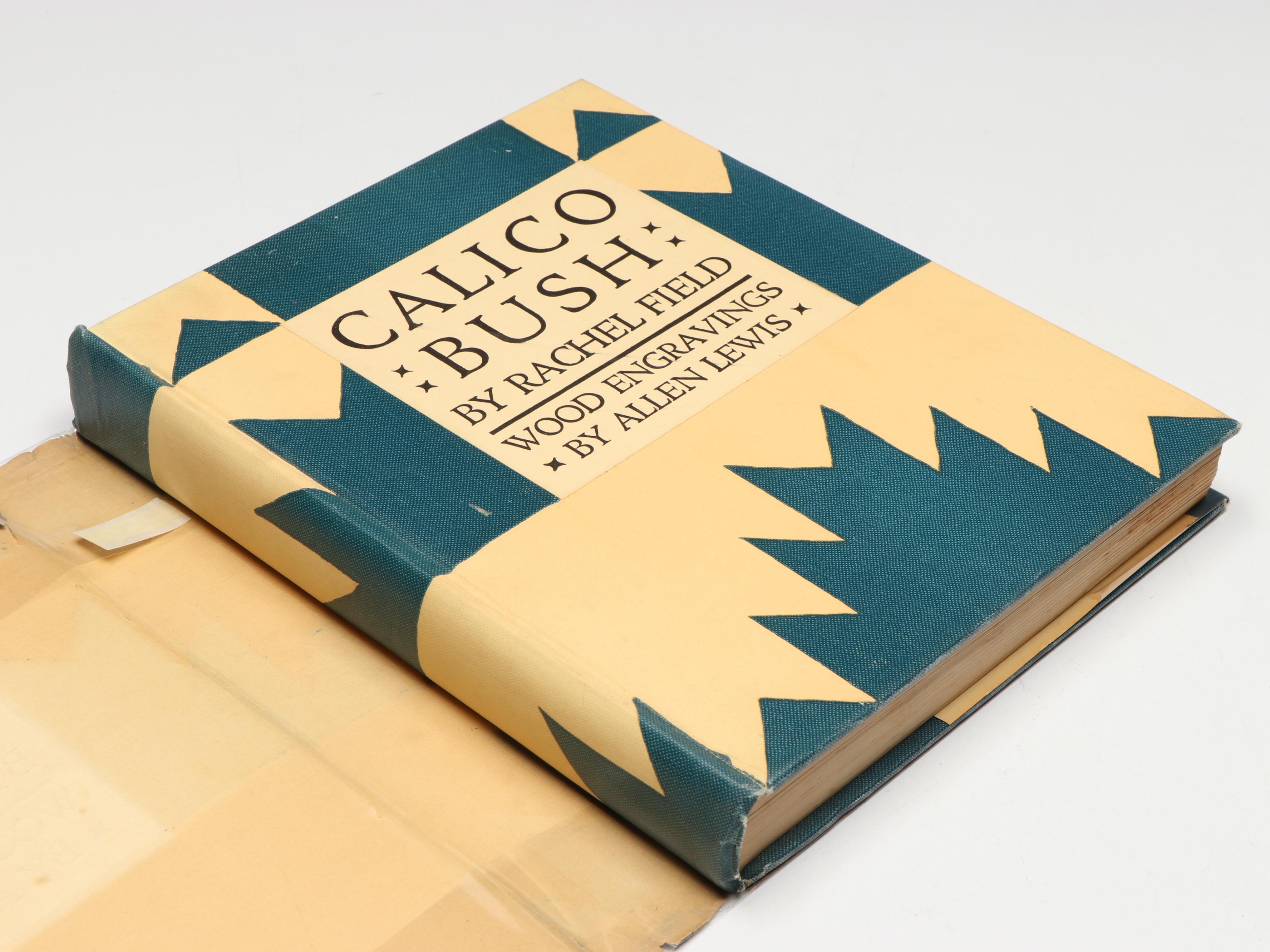 Allen Lewis Illustrated First Edition "Calico Bush" by Rachel Field, 1931