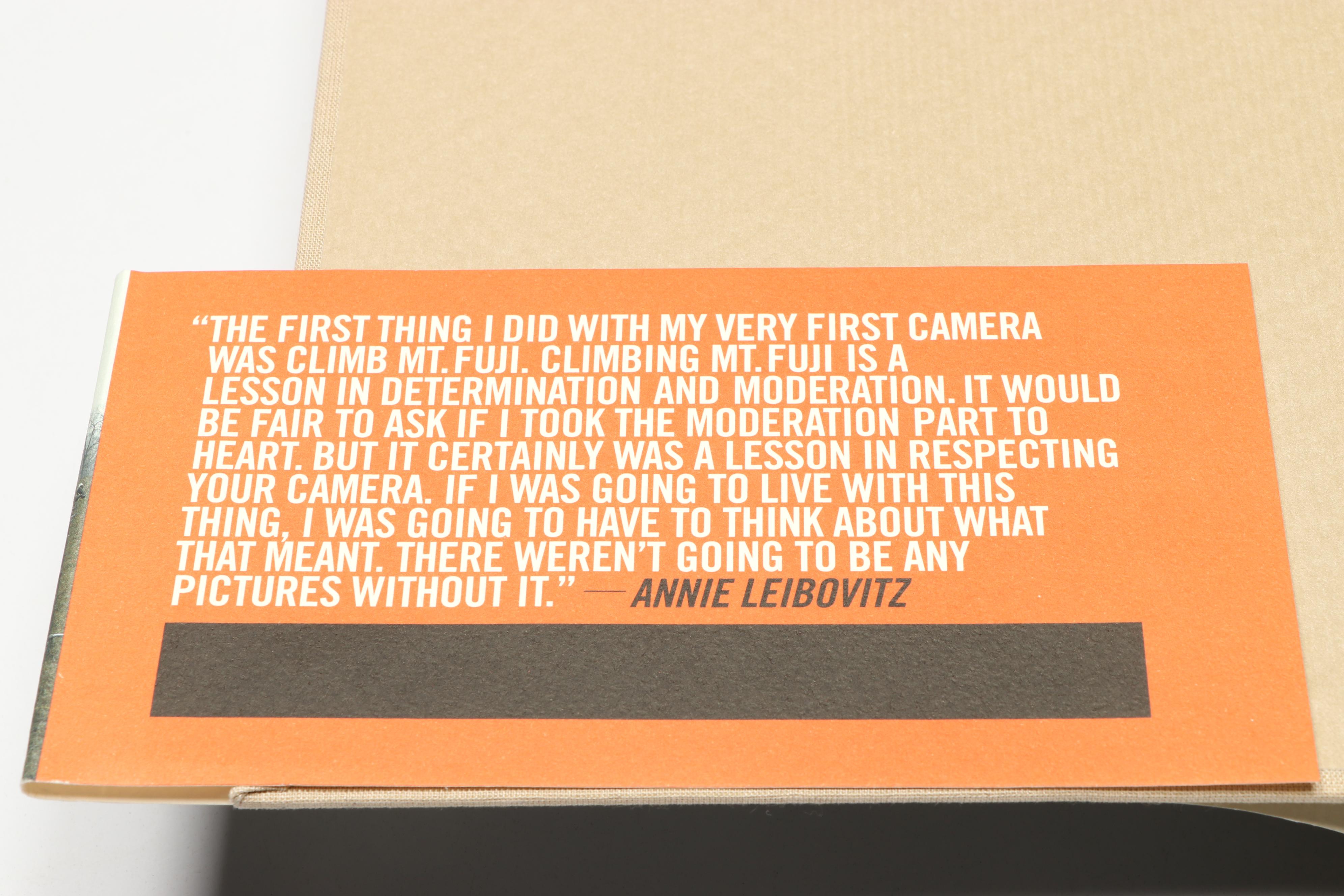 Signed First Printing "Annie Leibovitz at Work" by Annie Leibovitz, 2008