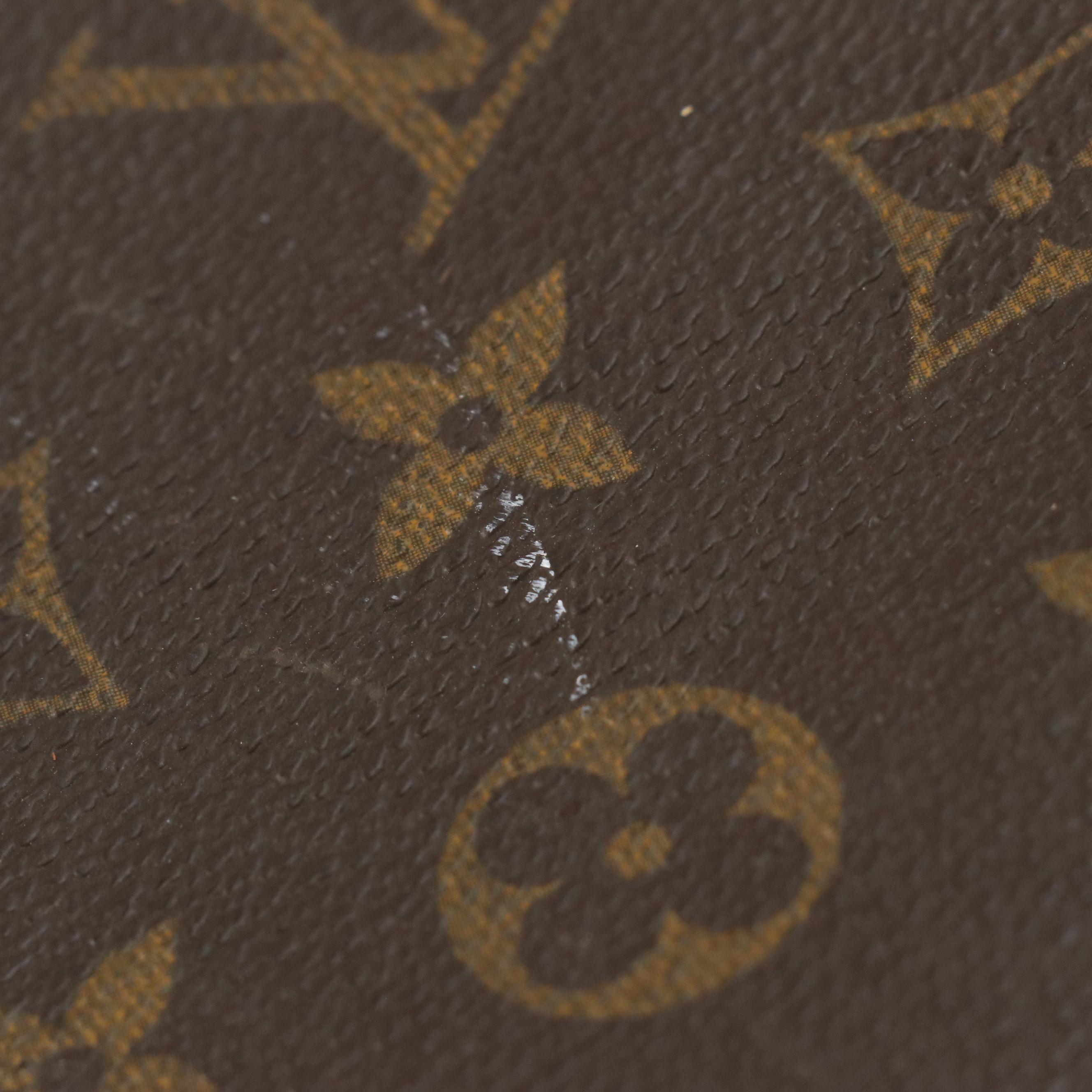 Louis Vuitton Folding Garment Bag with Hanger in Monogram Canvas and Leather