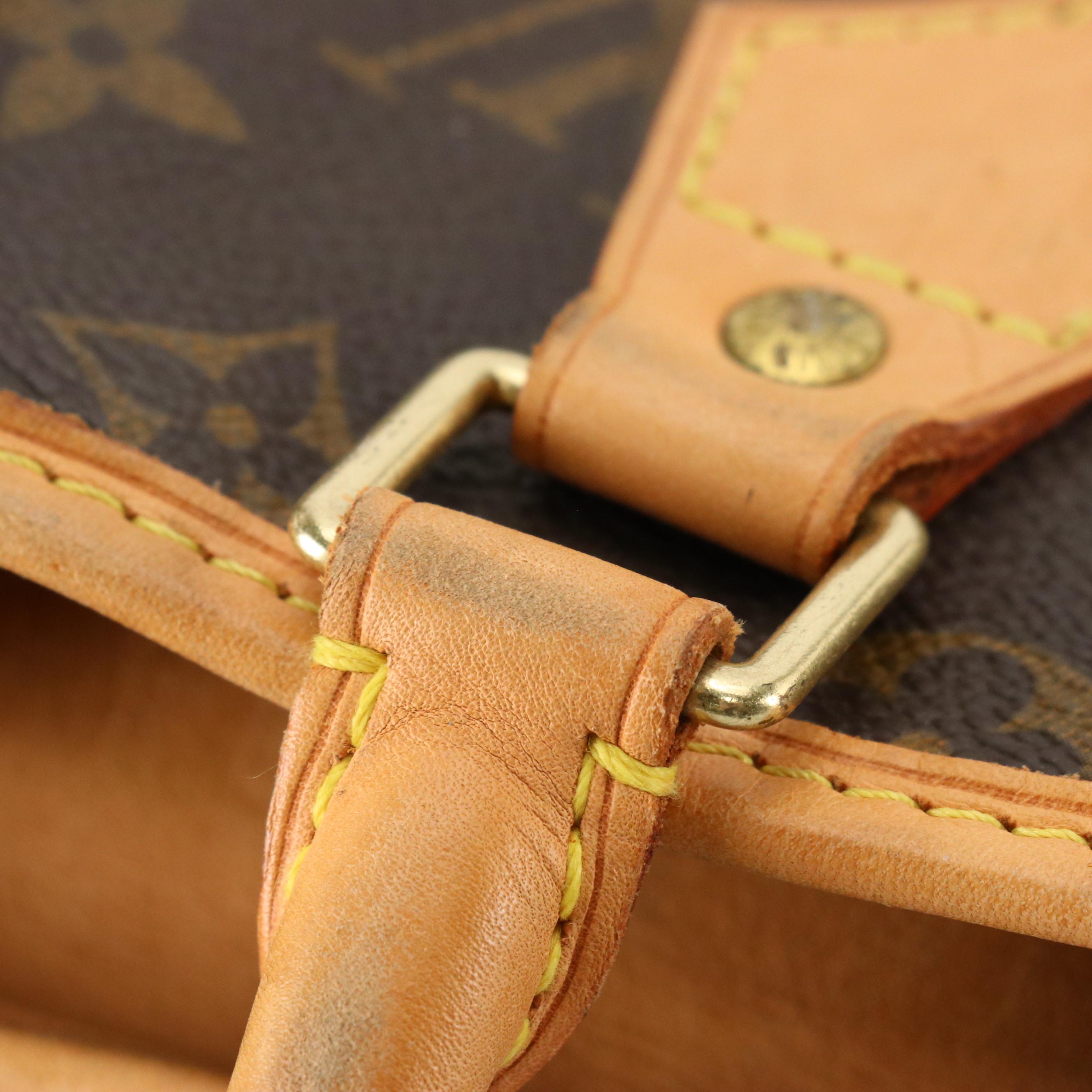 Louis Vuitton Folding Garment Bag with Hanger in Monogram Canvas and Leather