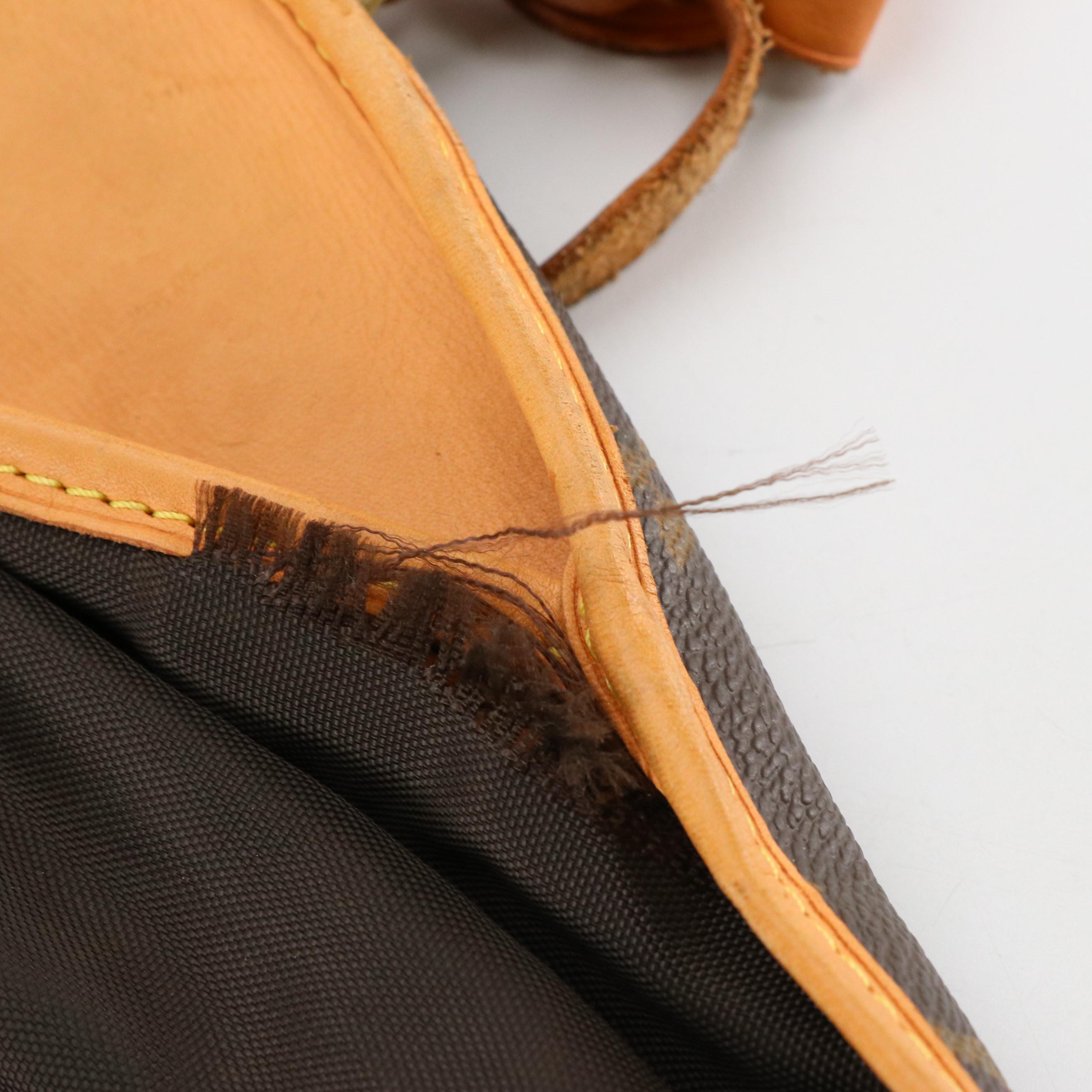 Louis Vuitton Folding Garment Bag with Hanger in Monogram Canvas and Leather