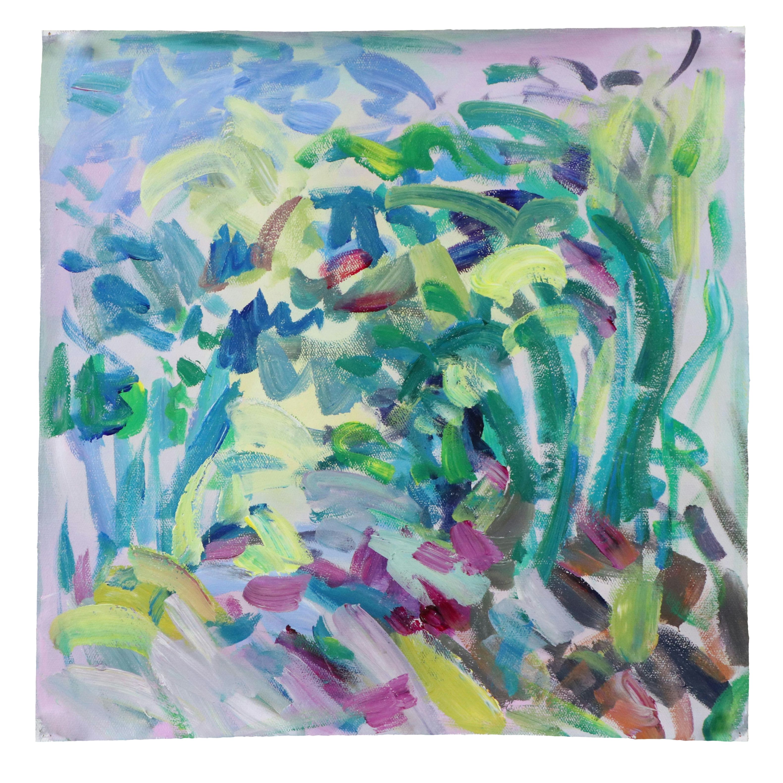 Benini Abstract Oil Painting, 21st Century