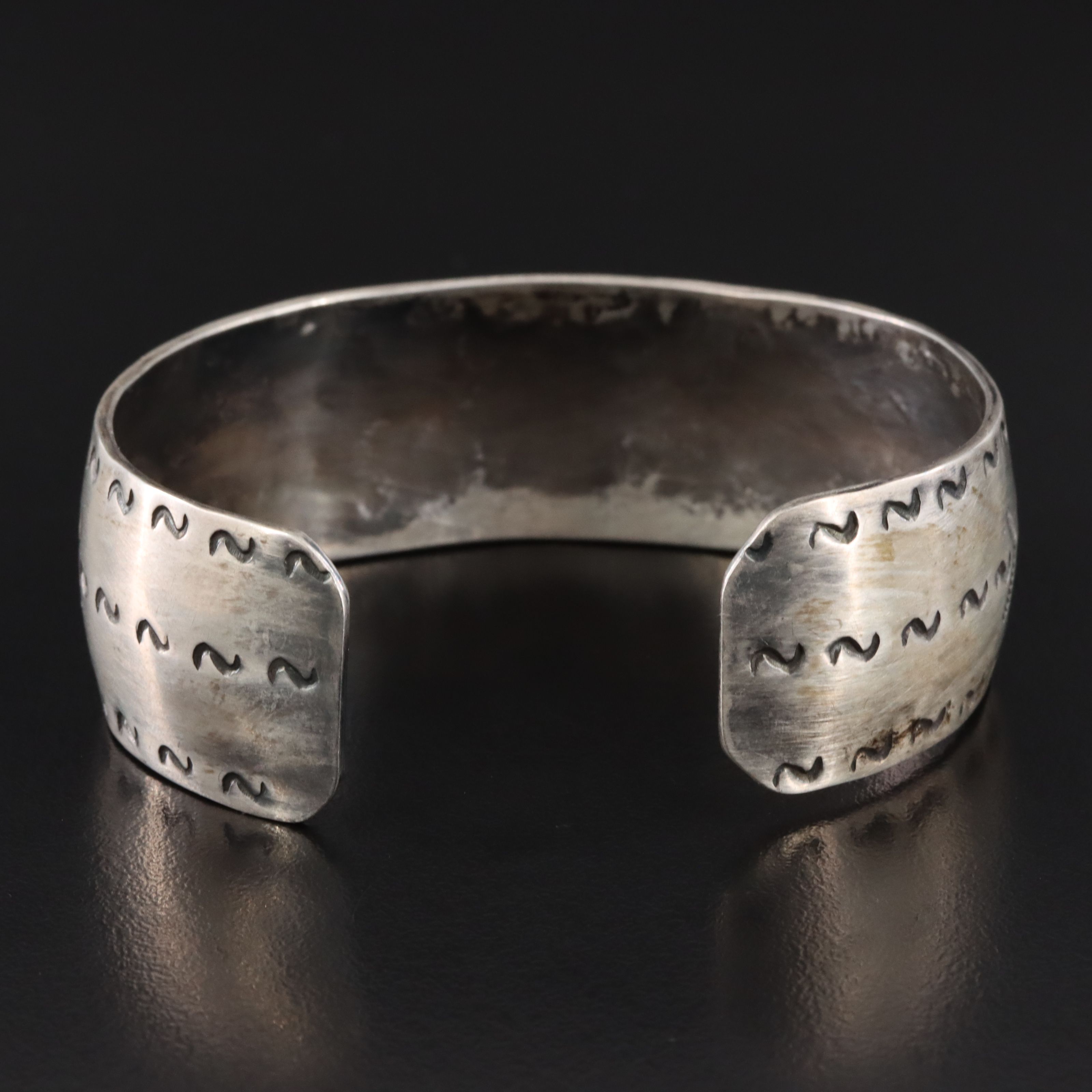 Southwestern Sterling Turquoise Cuff