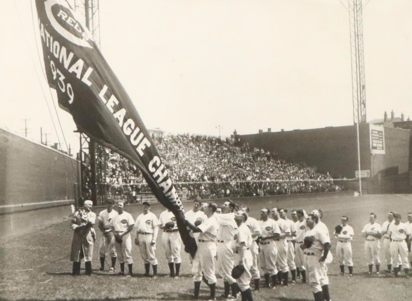 Cincinnati Reds Silver Print of 1939 National League Championship Celebration