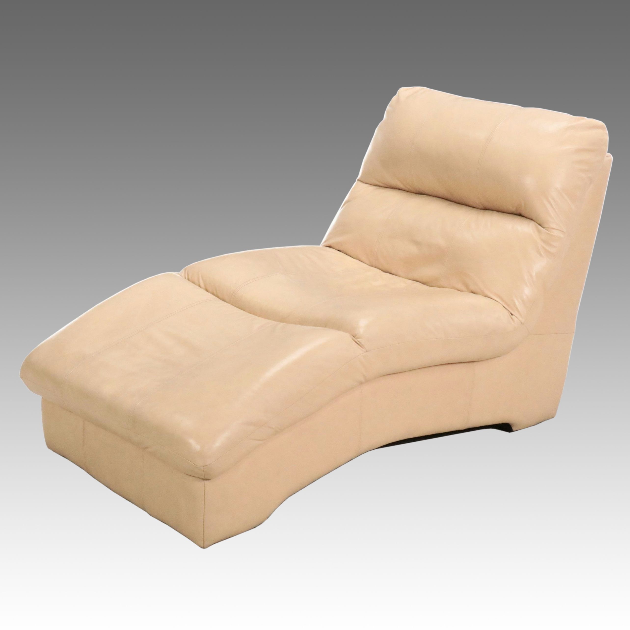 Ashley Furniture Leather Upholstered Chaise Lounge
