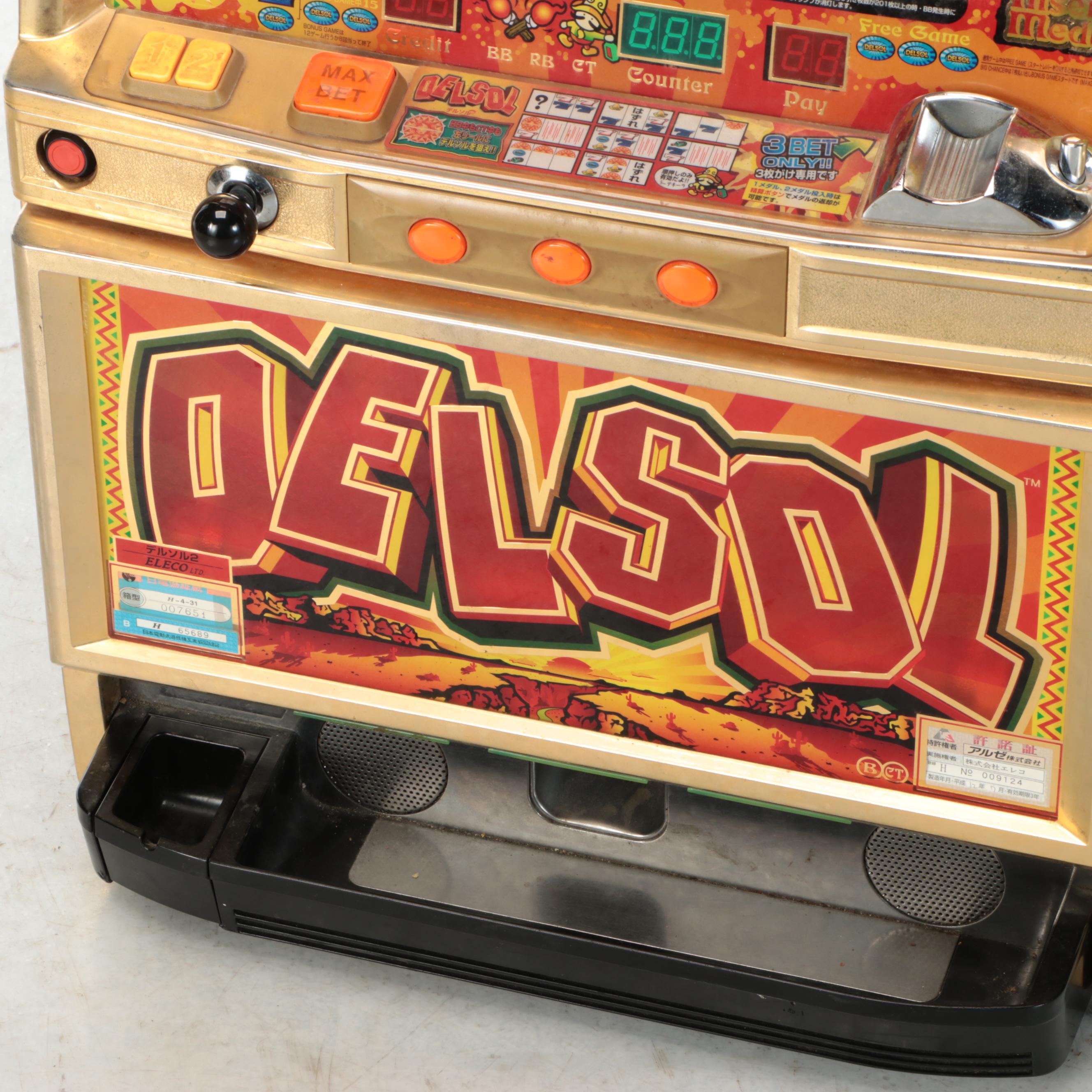 Eleco Ltd. Japanese "Delsol" Slot Machine