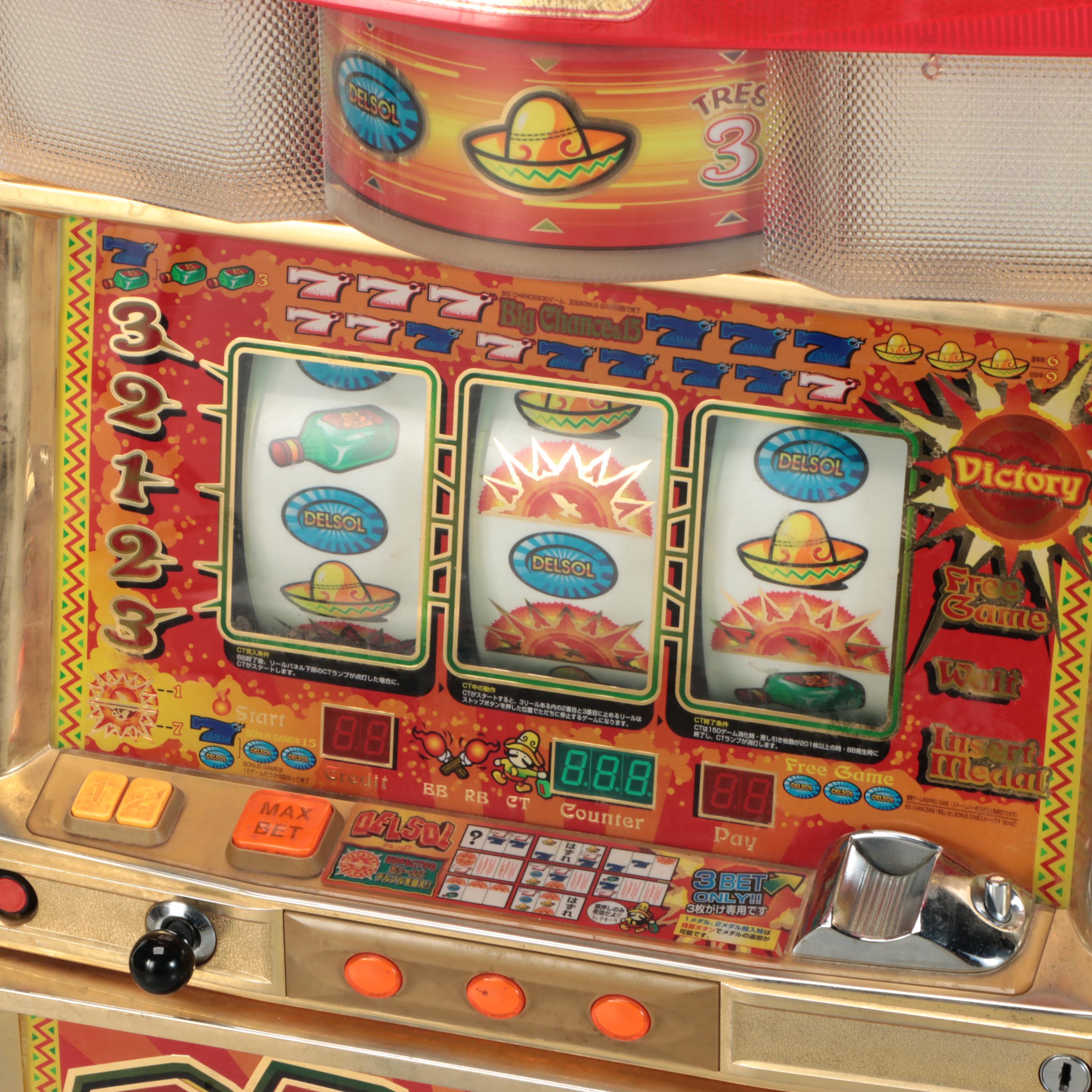 Eleco Ltd. Japanese "Delsol" Slot Machine