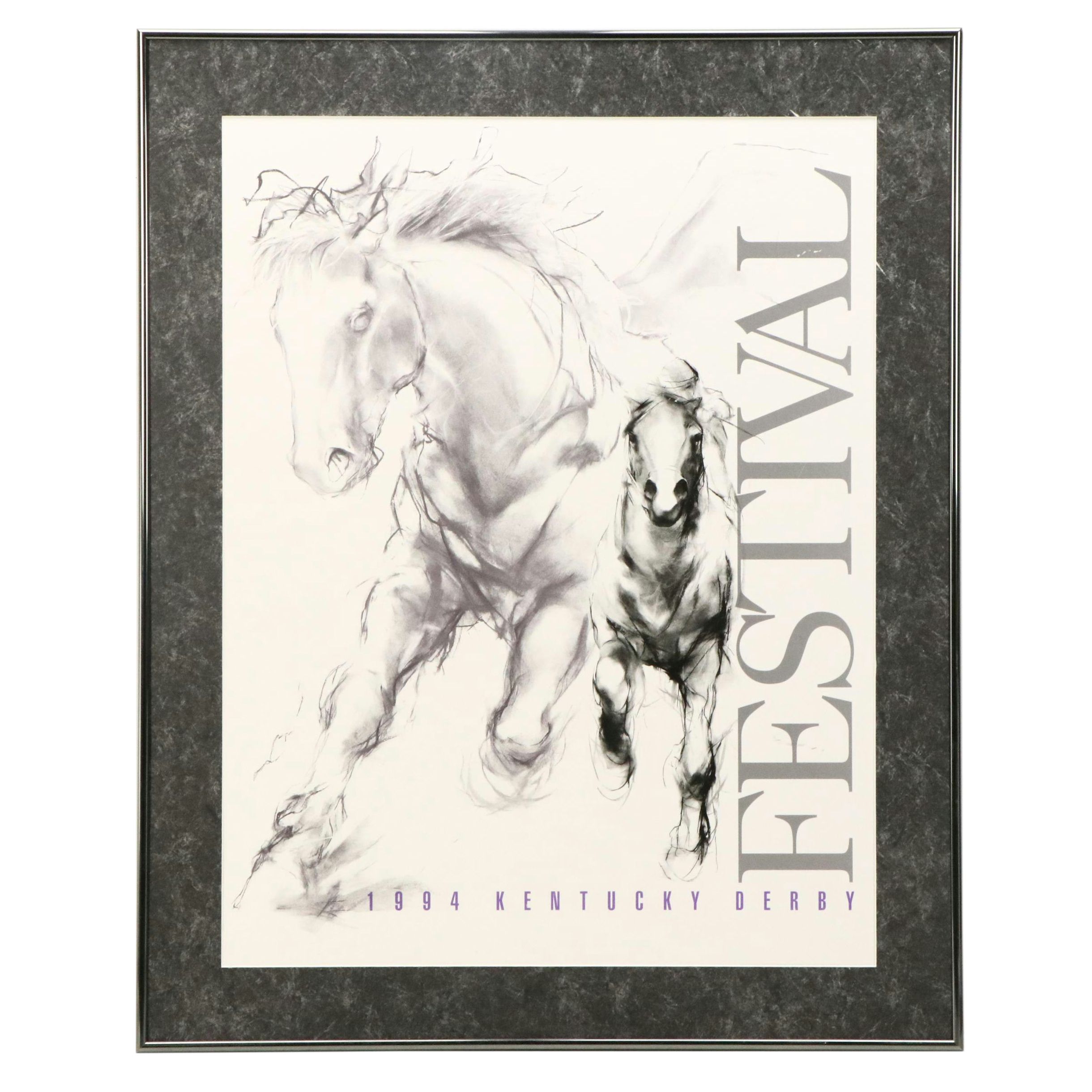 Offset Lithograph Poster "Kentucky Derby Festival," 1994