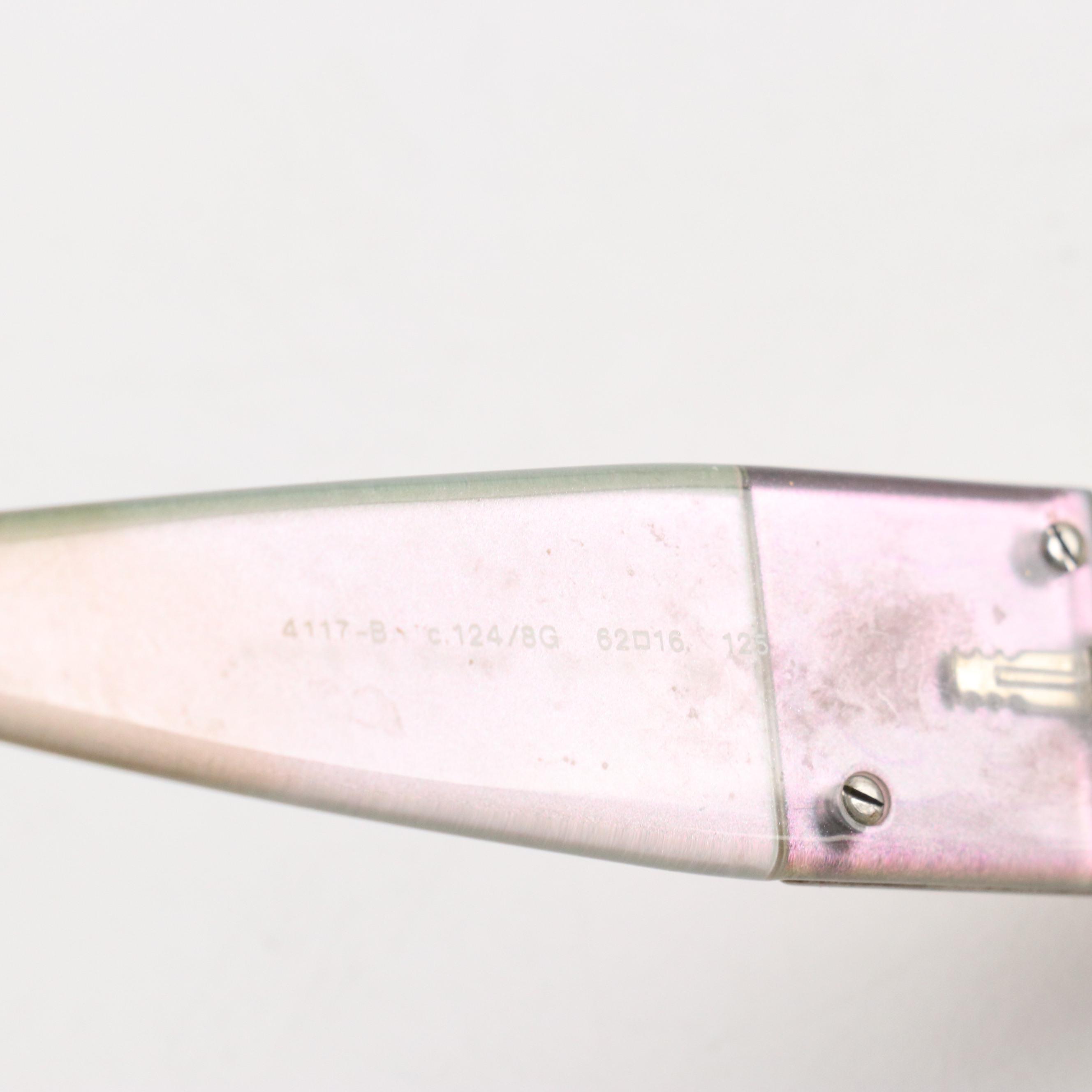 Chanel CC Crystal 4117-B Semi-Rimless Sunglasses