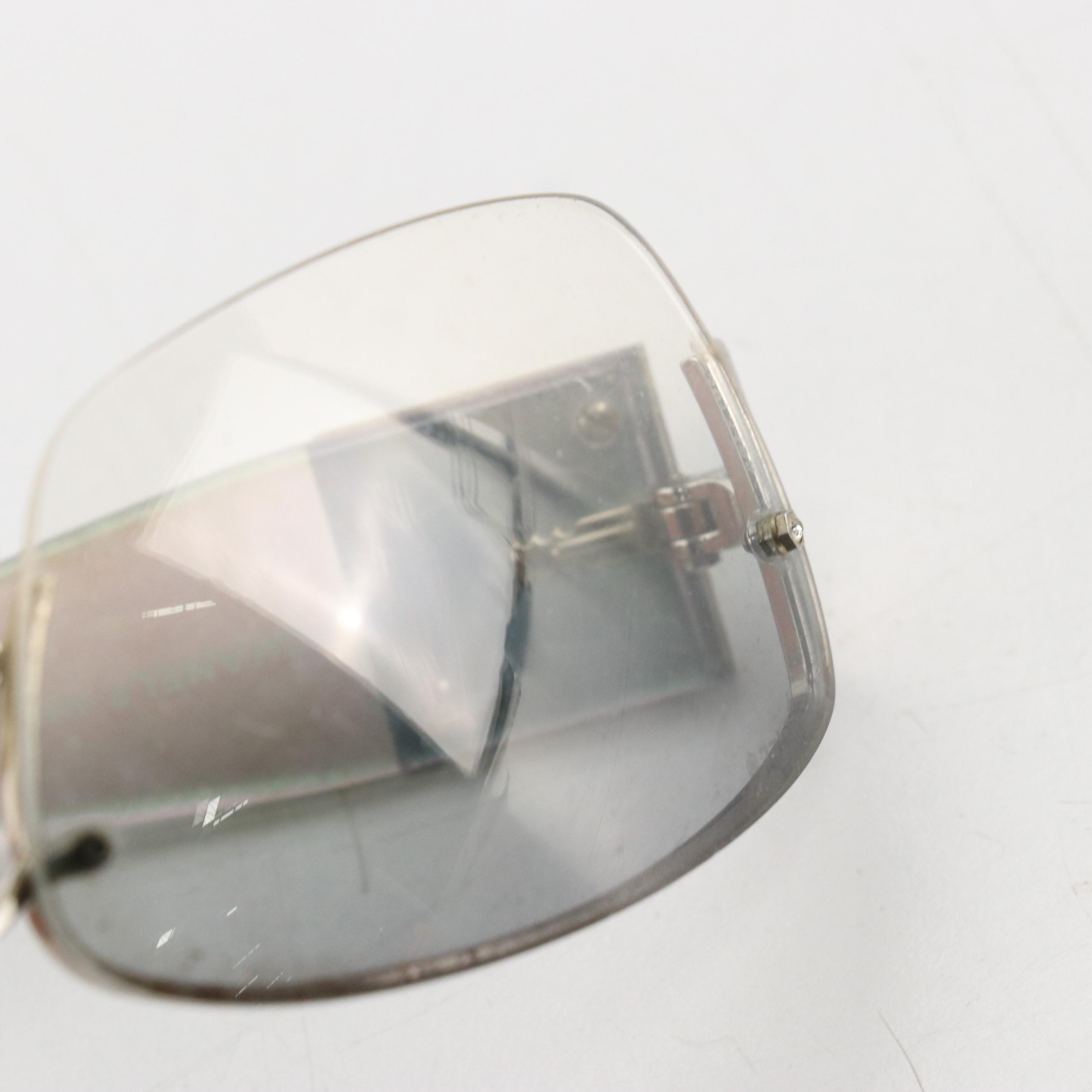 Chanel CC Crystal 4117-B Semi-Rimless Sunglasses