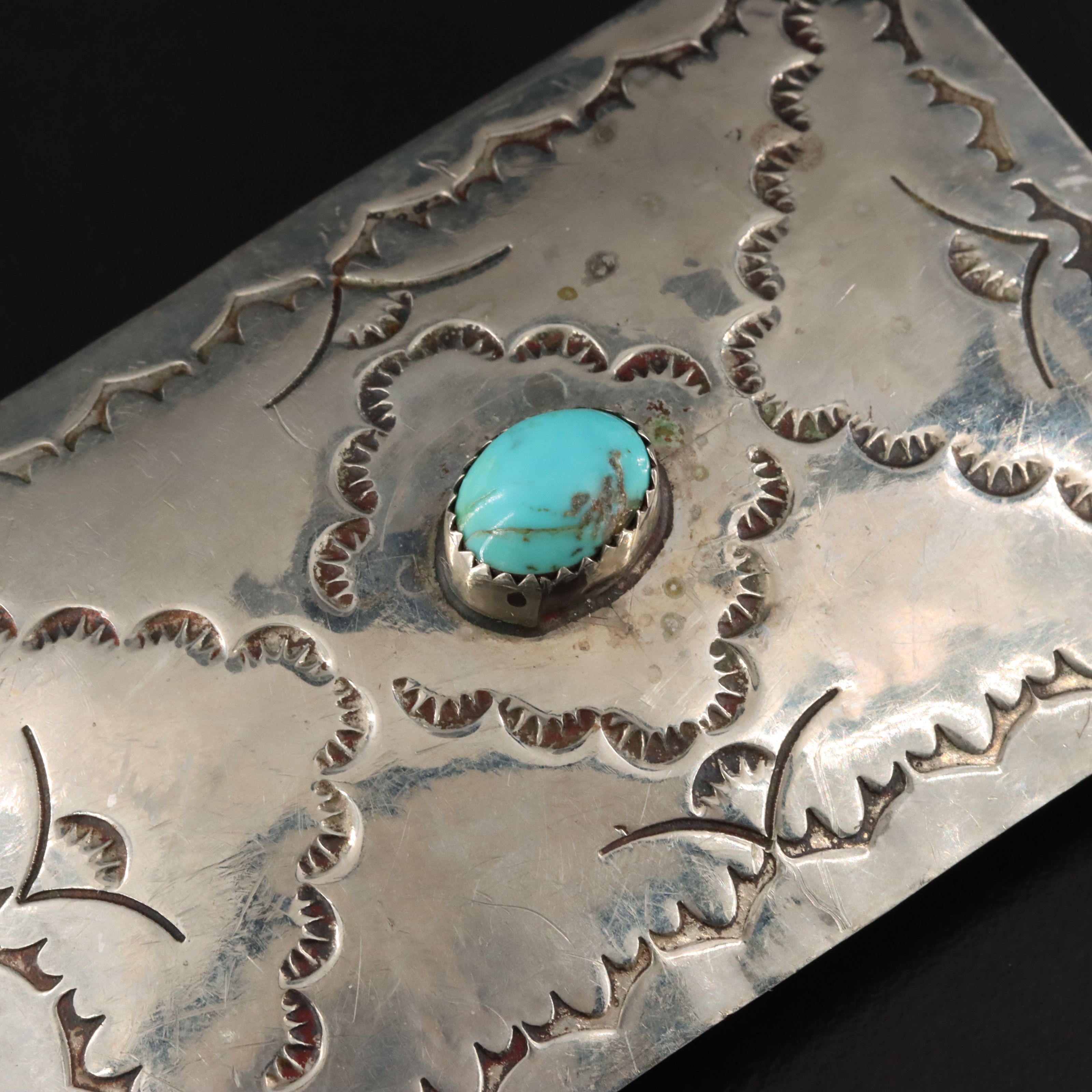 Southwestern Turquoise Belt Buckle