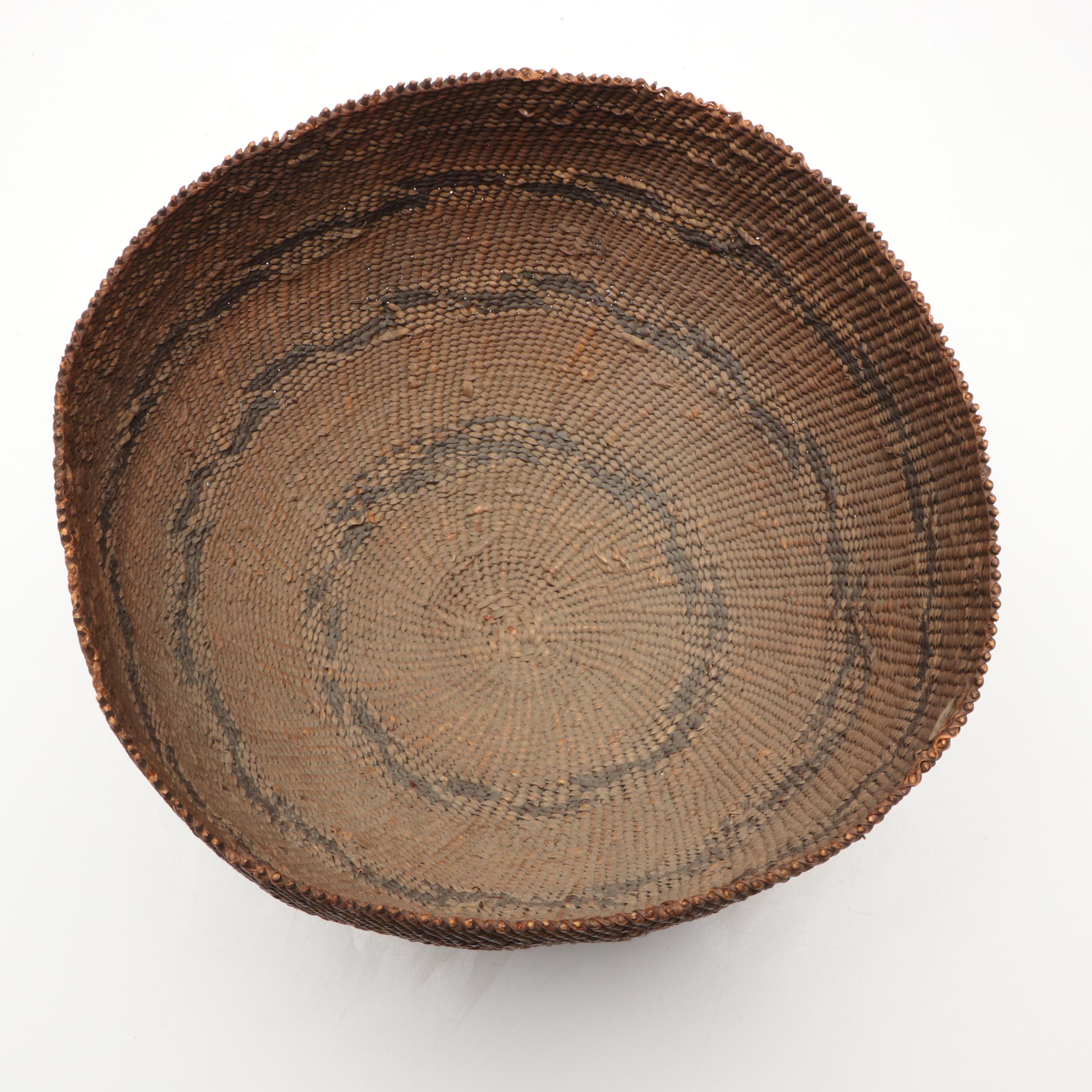 Indigenous California Twined Basket, 20th Century