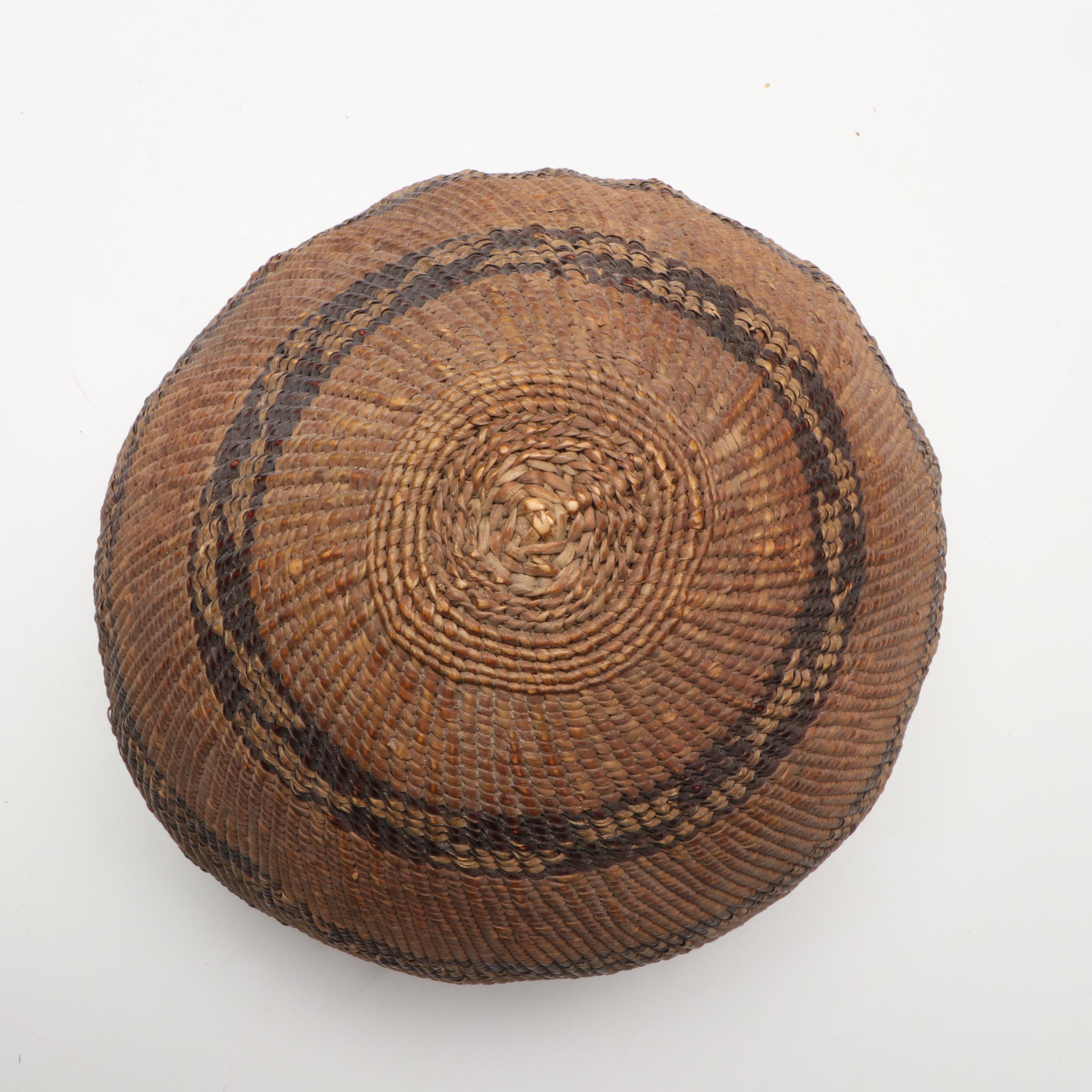Indigenous California Twined Basket, 20th Century