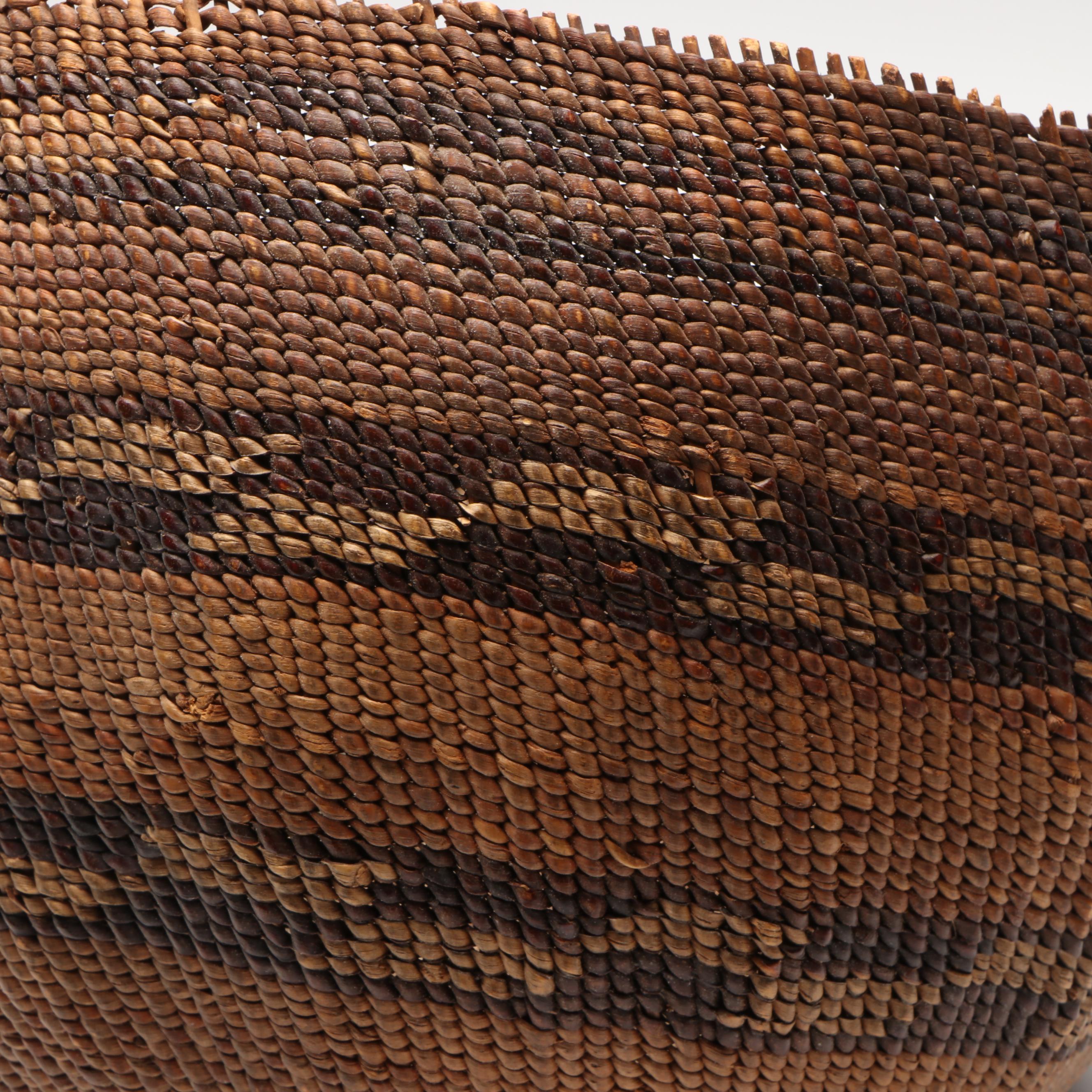 Indigenous California Twined Basket, 20th Century