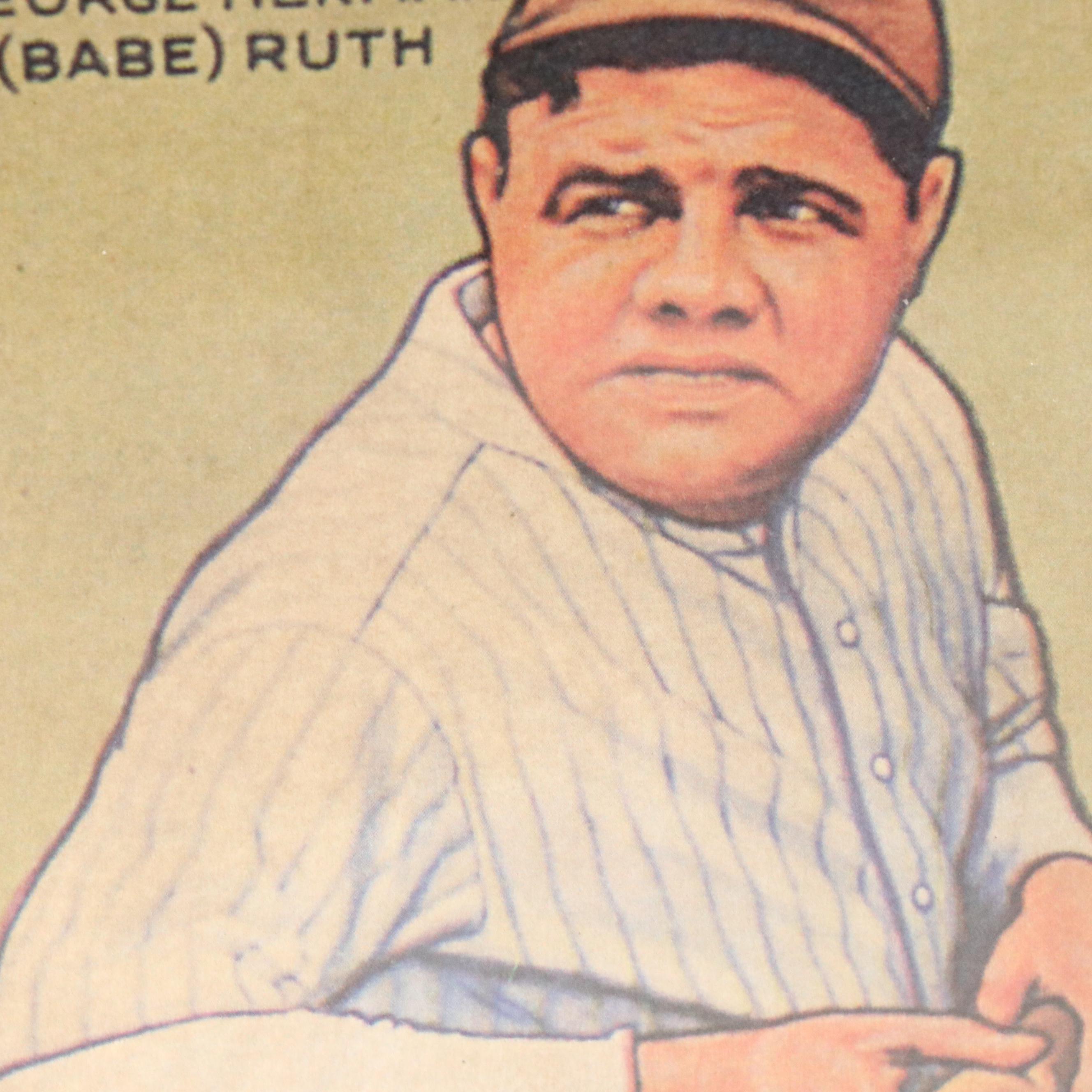 Babe Ruth Digital Reproductions of Advertisements