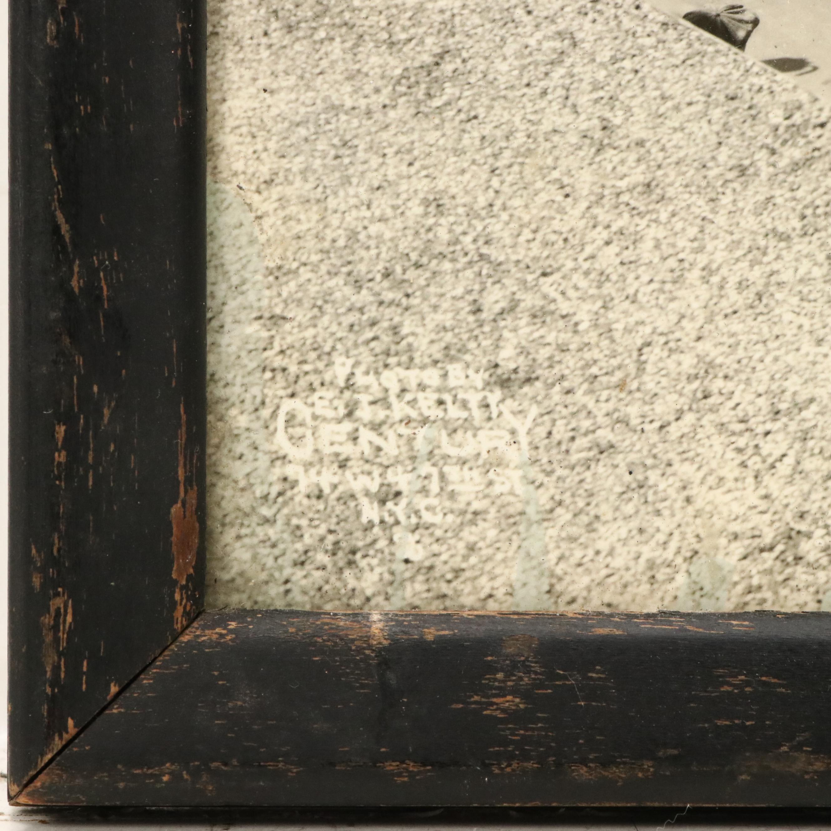 Circus Portrait Silver Gelatin Photograph "Cheerful Gardner and His Bulls," 1933