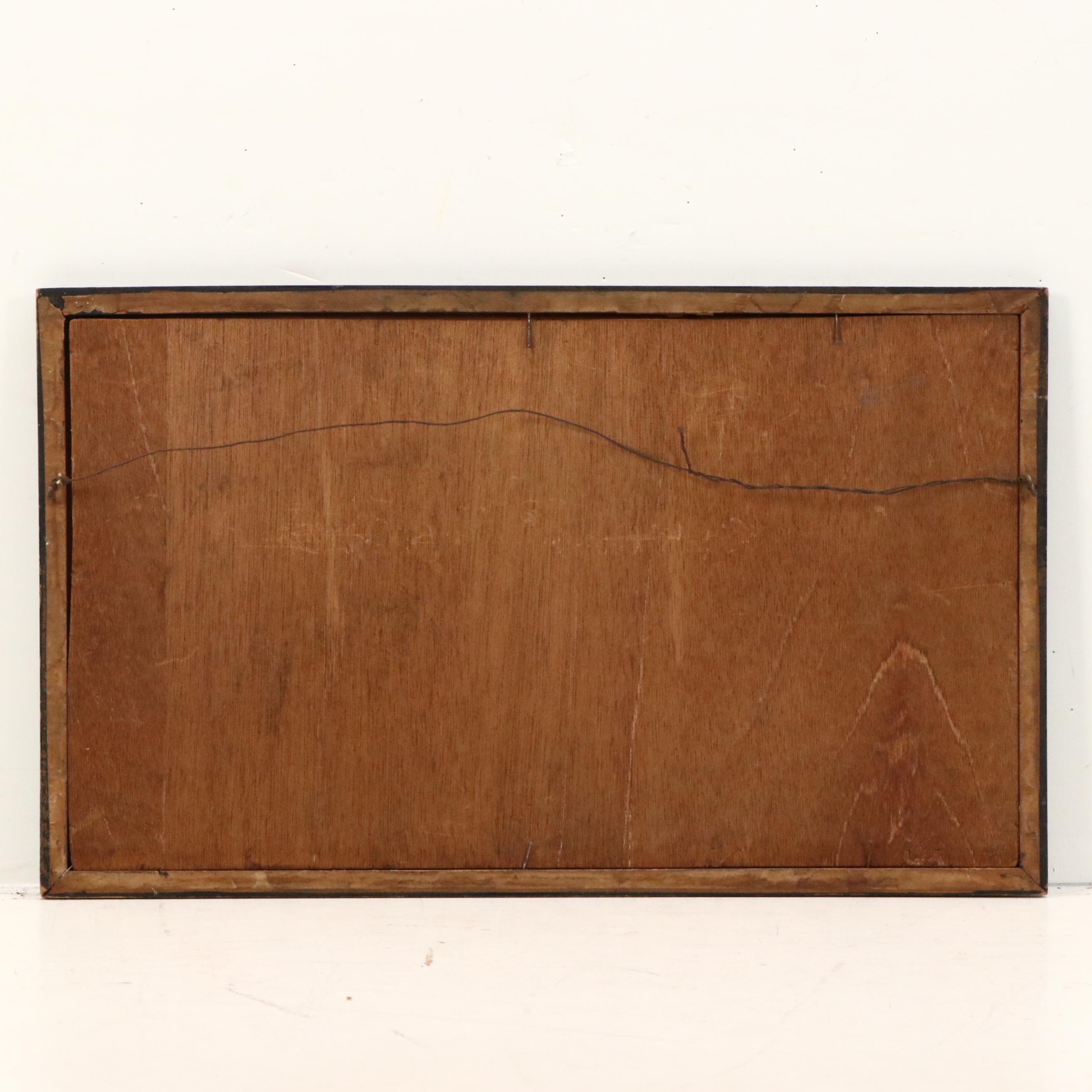 Circus Portrait Silver Gelatin Photograph "Cheerful Gardner and His Bulls," 1933