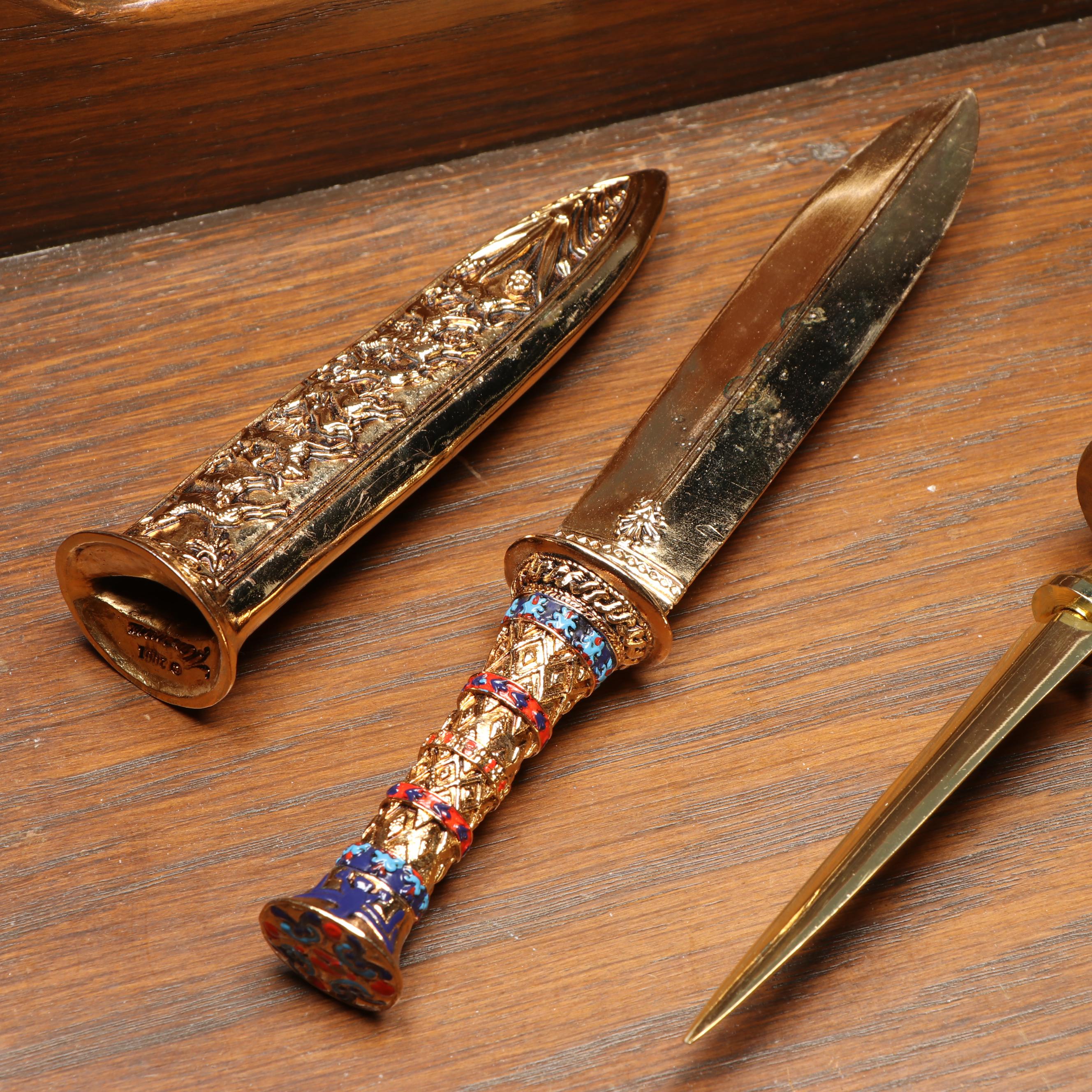 Carved Wood Desk Tray, Wooden Bookends, and More Office Accessories