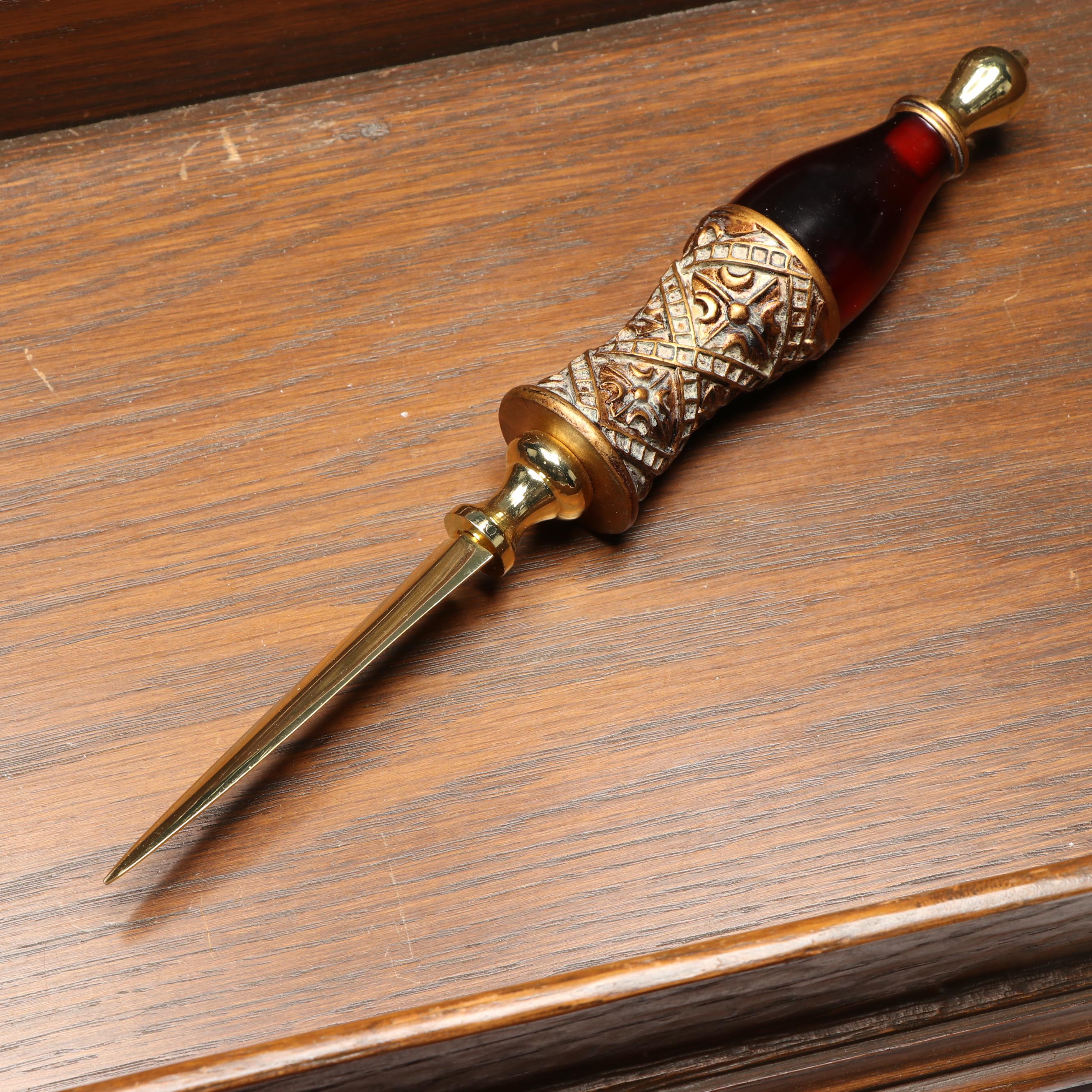 Carved Wood Desk Tray, Wooden Bookends, and More Office Accessories