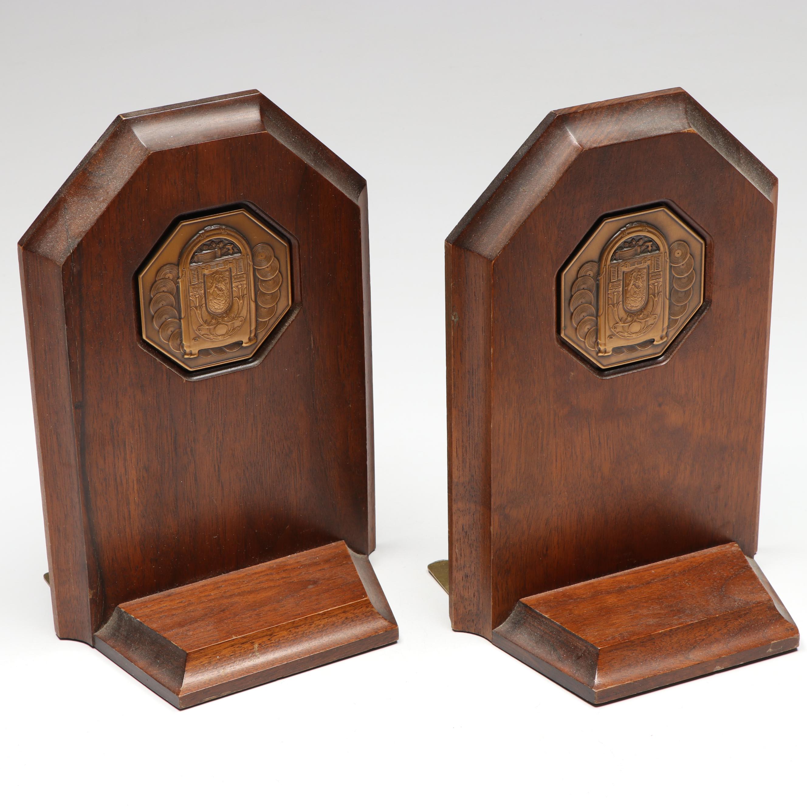 Carved Wood Desk Tray, Wooden Bookends, and More Office Accessories