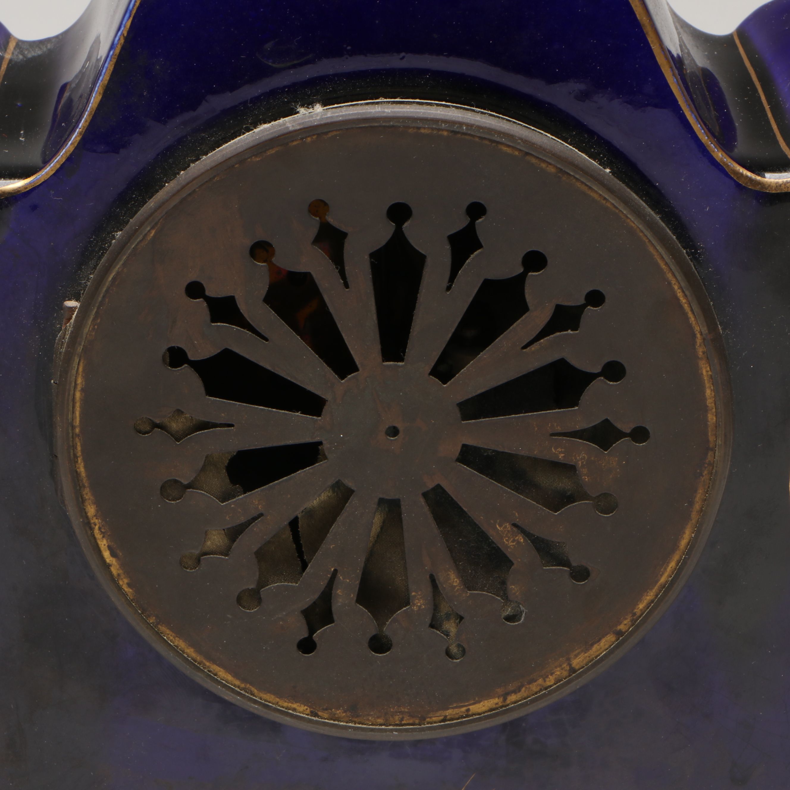 Jacob Petit French Rococo Style Porcelain Mantel Clock, 19th Century