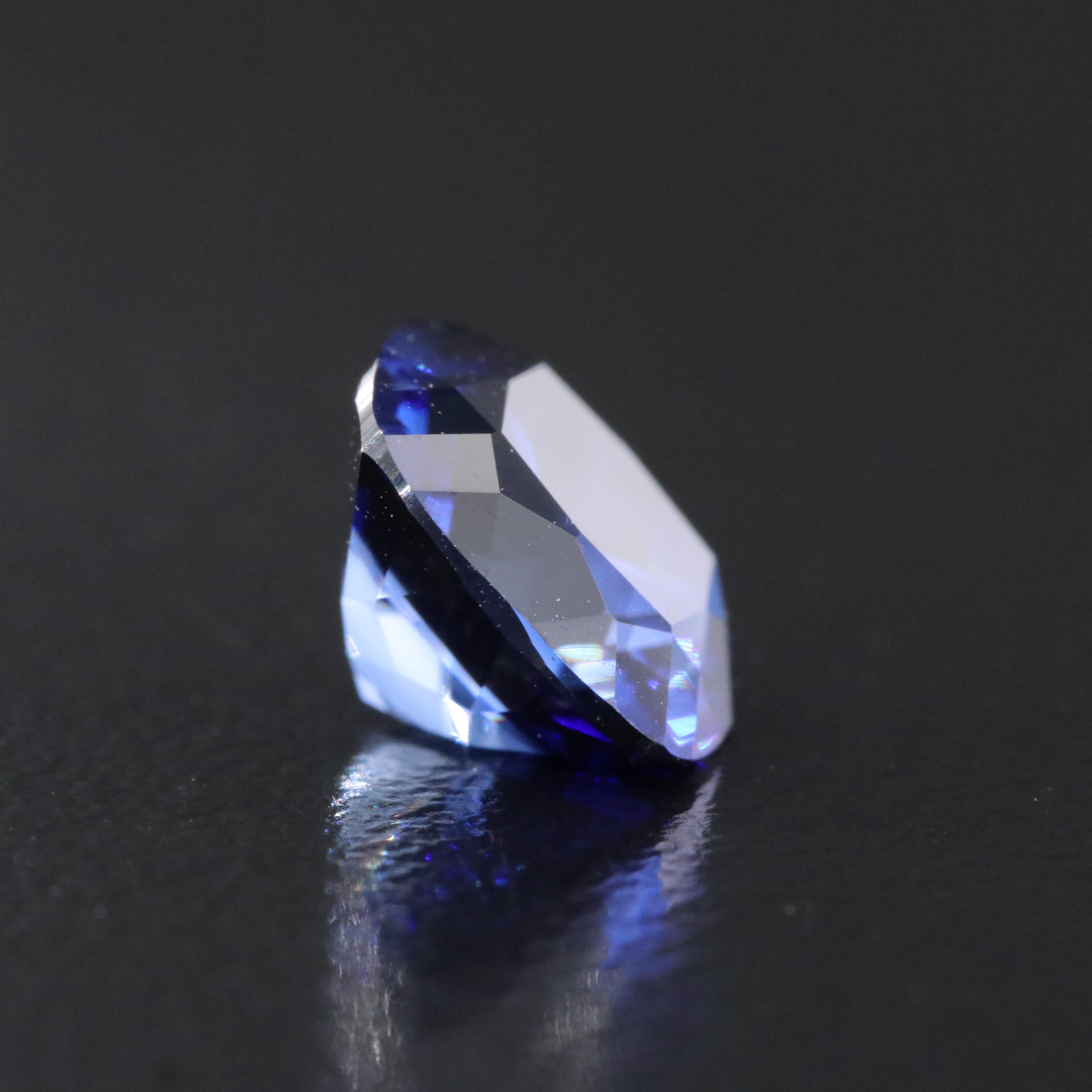 Loose 2.84 CT Lab Grown Sapphire