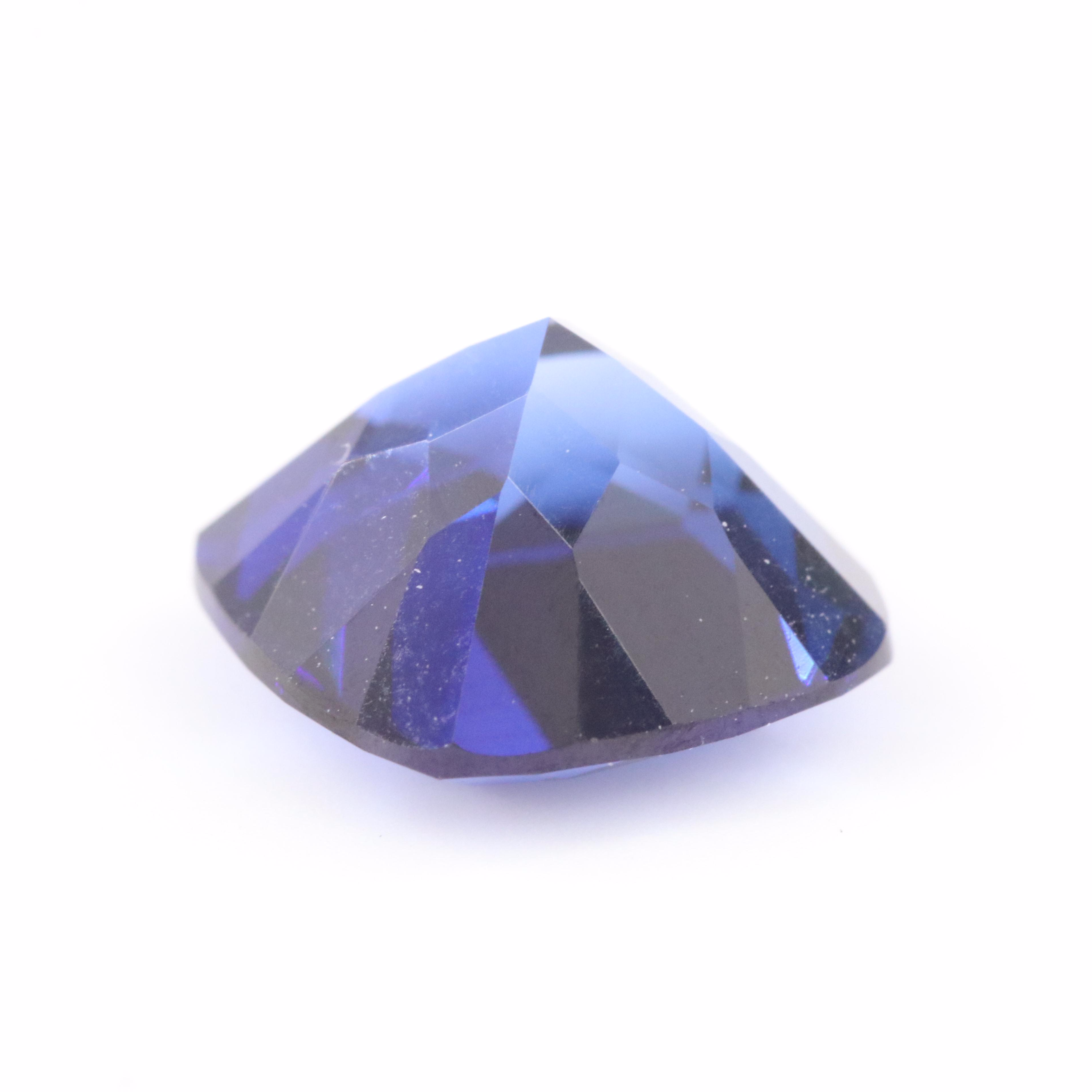 Loose 2.84 CT Lab Grown Sapphire