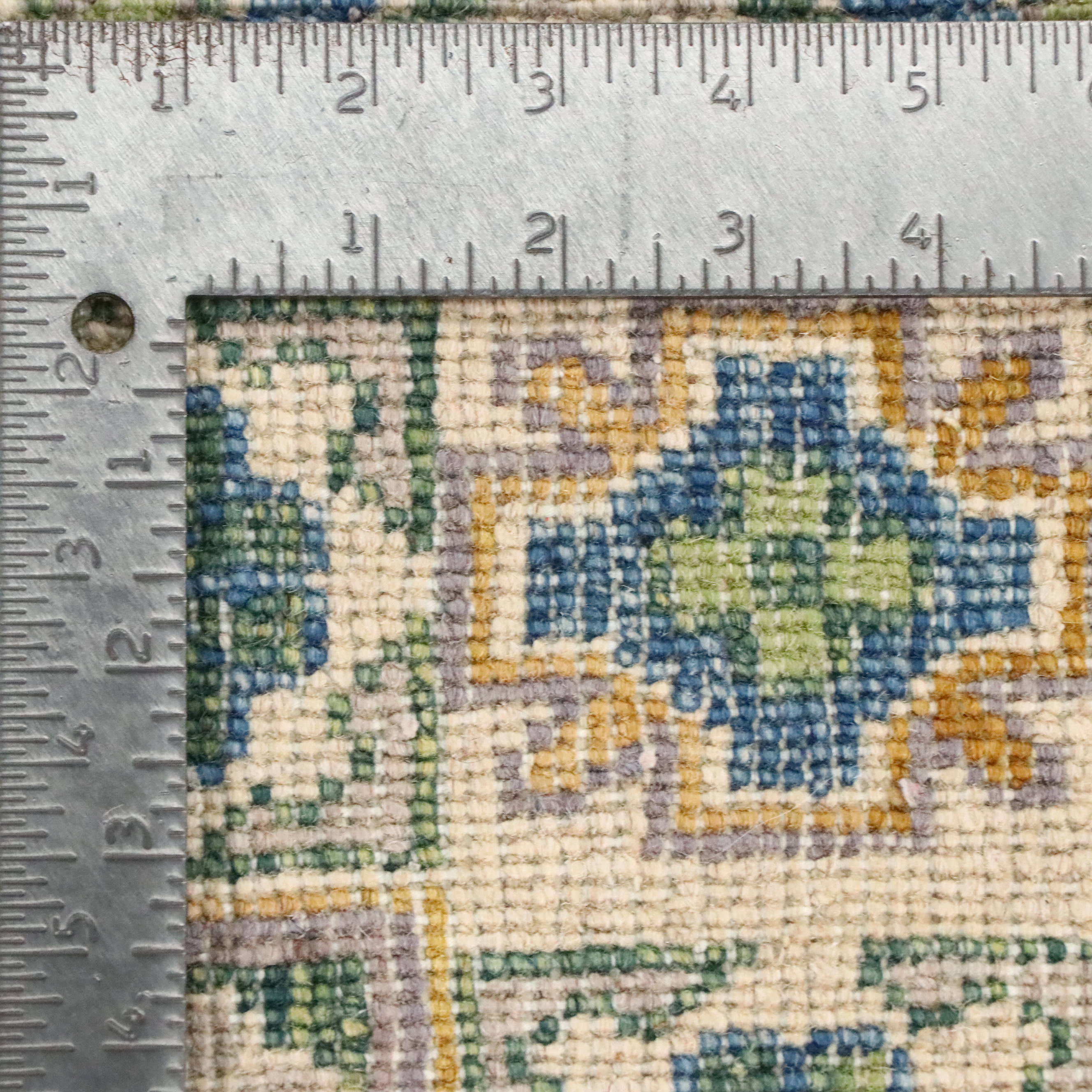 3'2 x 4'10 Hand-Knotted Pakistani Kazak Style Accent Rug