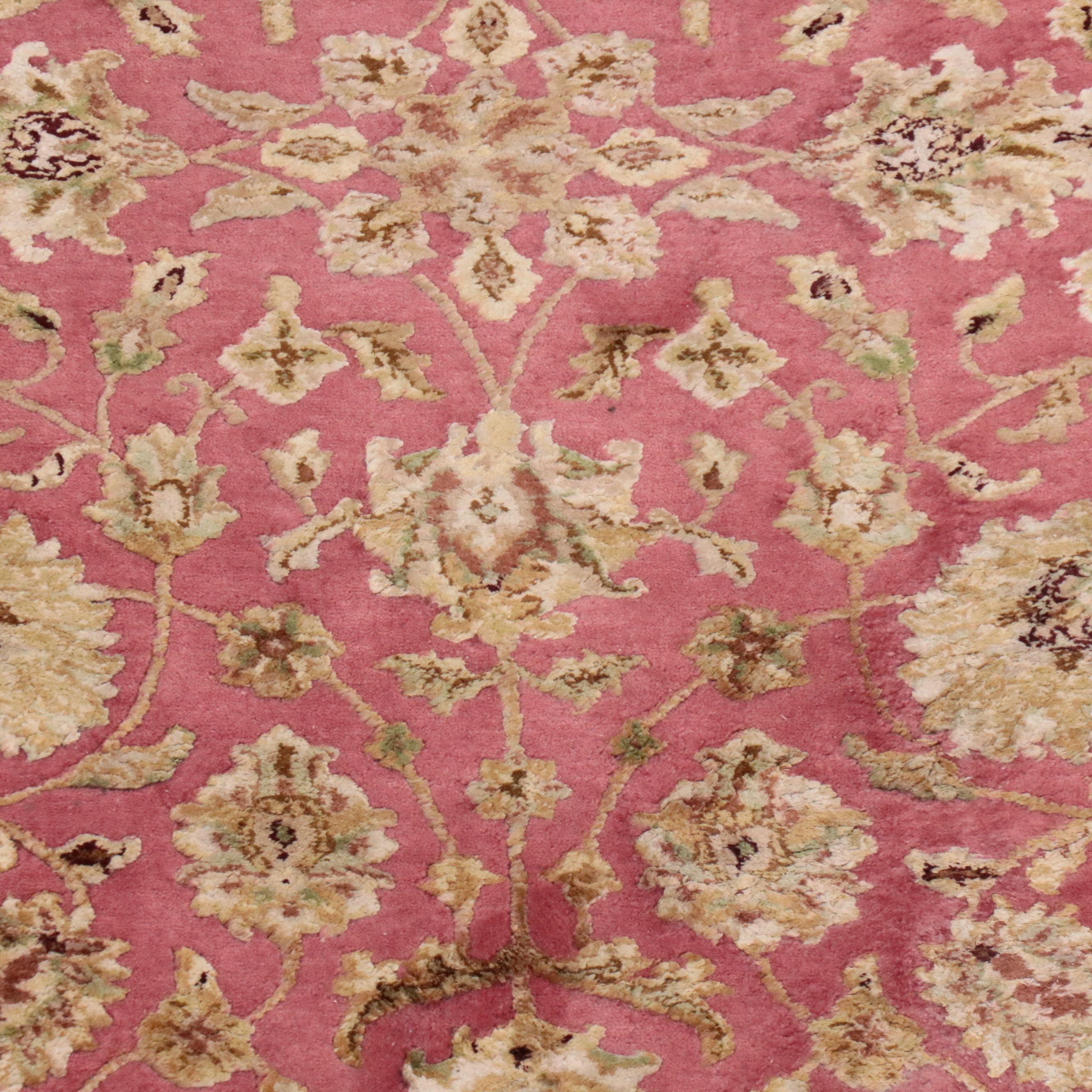 4'3 x 15'5 Hand-Knotted Indo-Persian Tabriz Long Rug