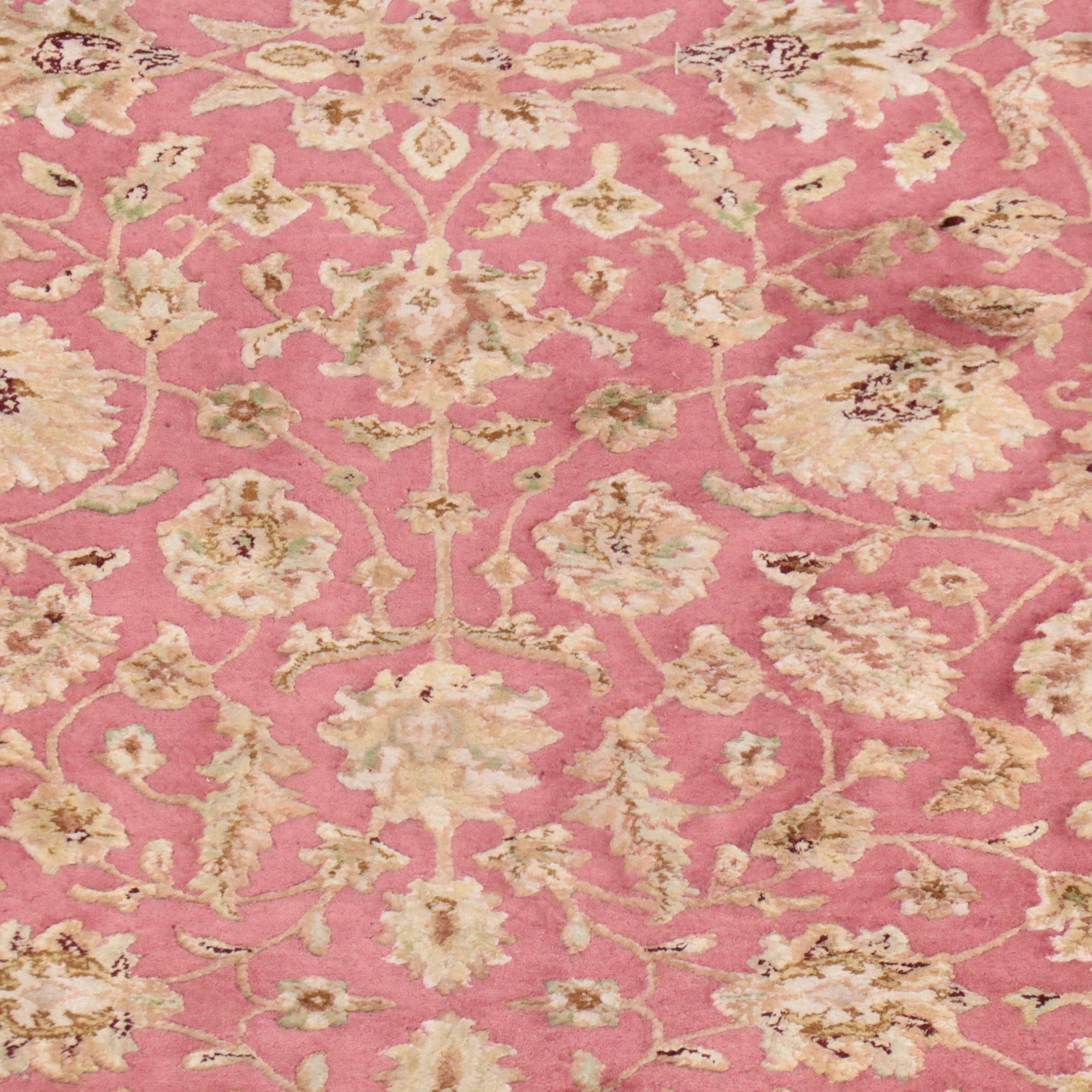 4'3 x 15'5 Hand-Knotted Indo-Persian Tabriz Long Rug