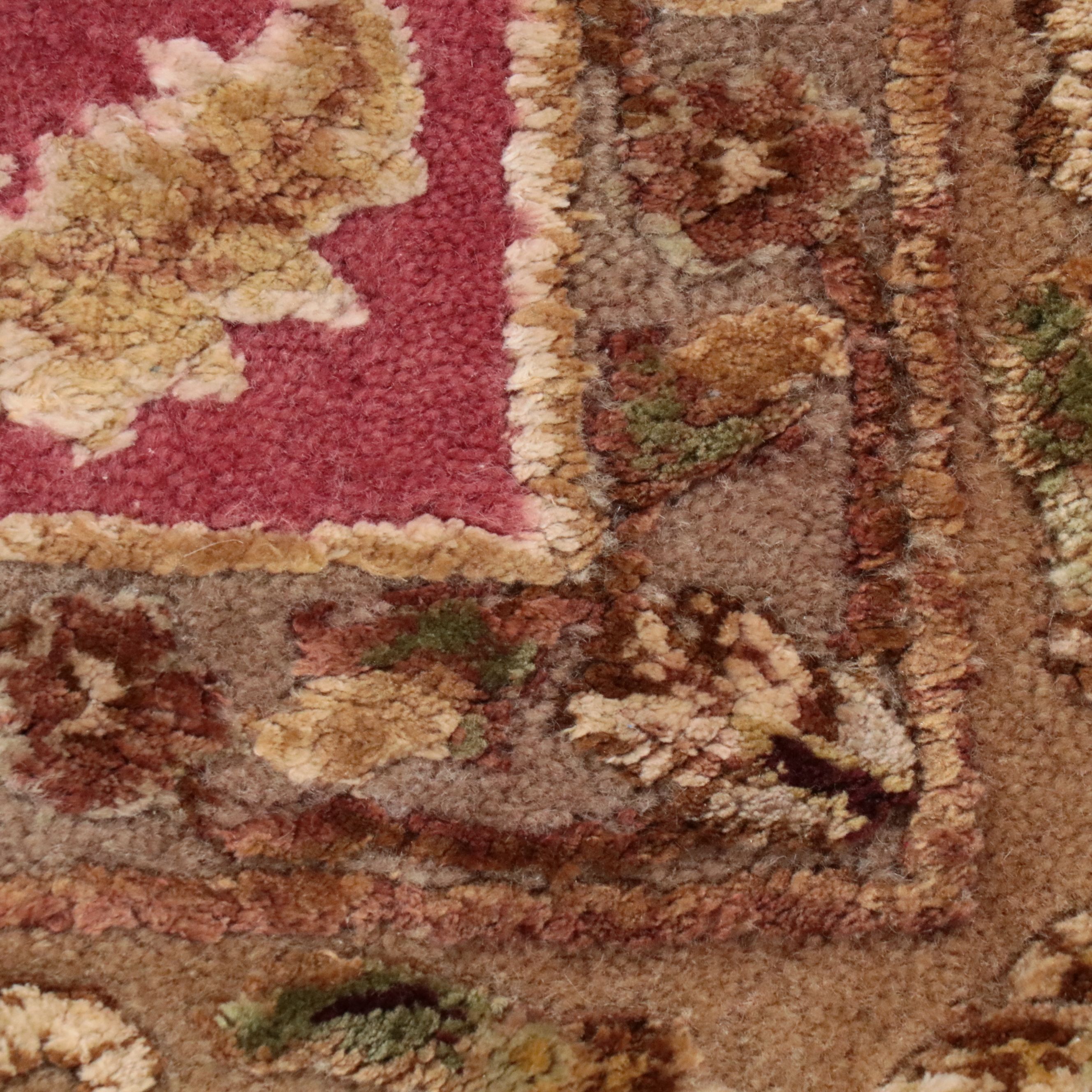 4'3 x 15'5 Hand-Knotted Indo-Persian Tabriz Long Rug