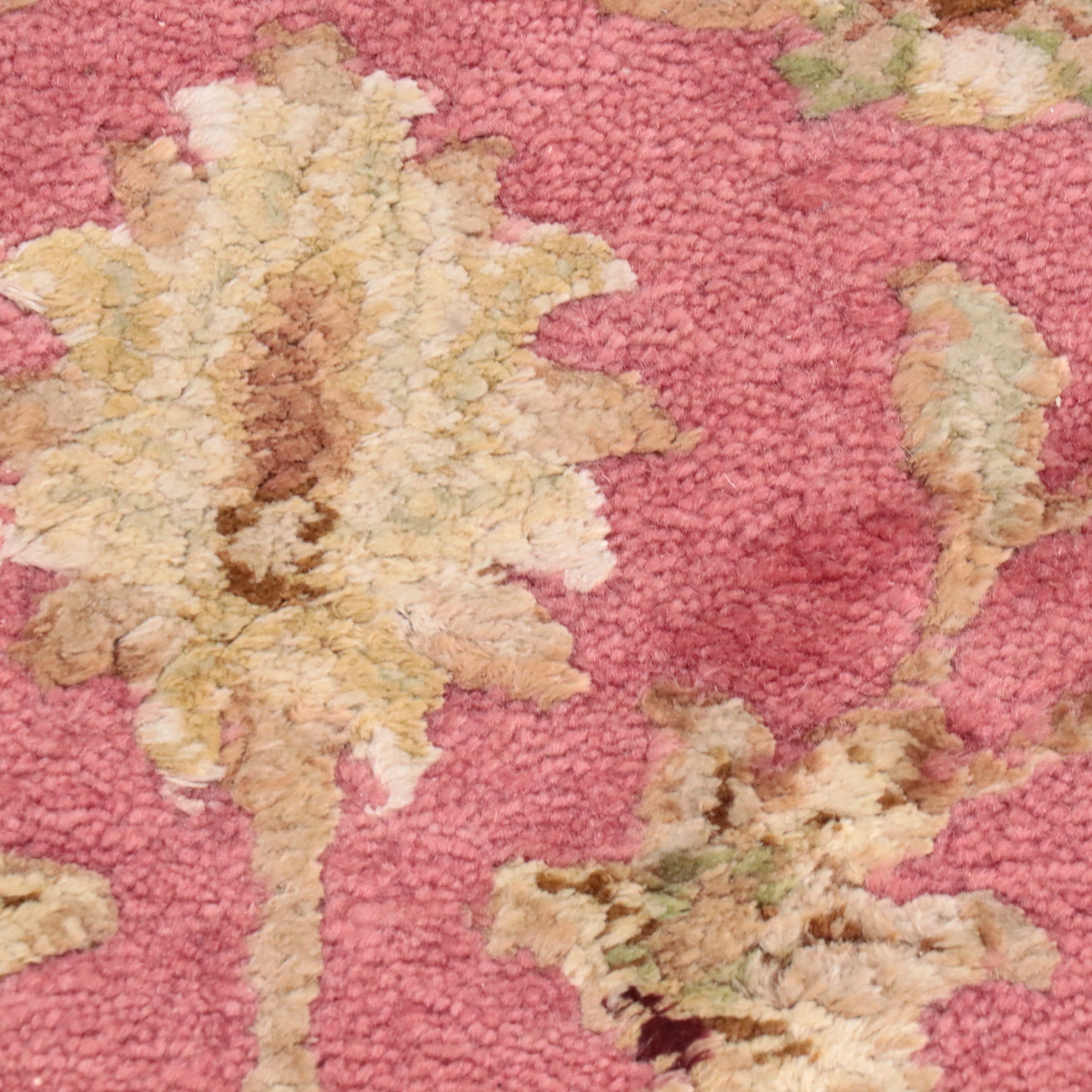 4'3 x 15'5 Hand-Knotted Indo-Persian Tabriz Long Rug