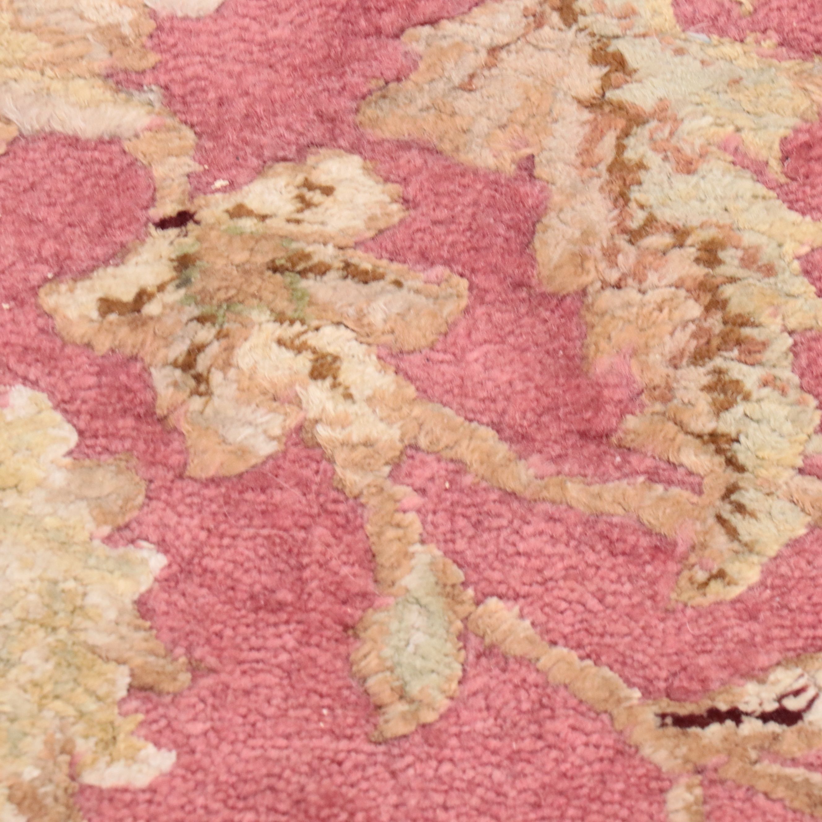 4'3 x 15'5 Hand-Knotted Indo-Persian Tabriz Long Rug